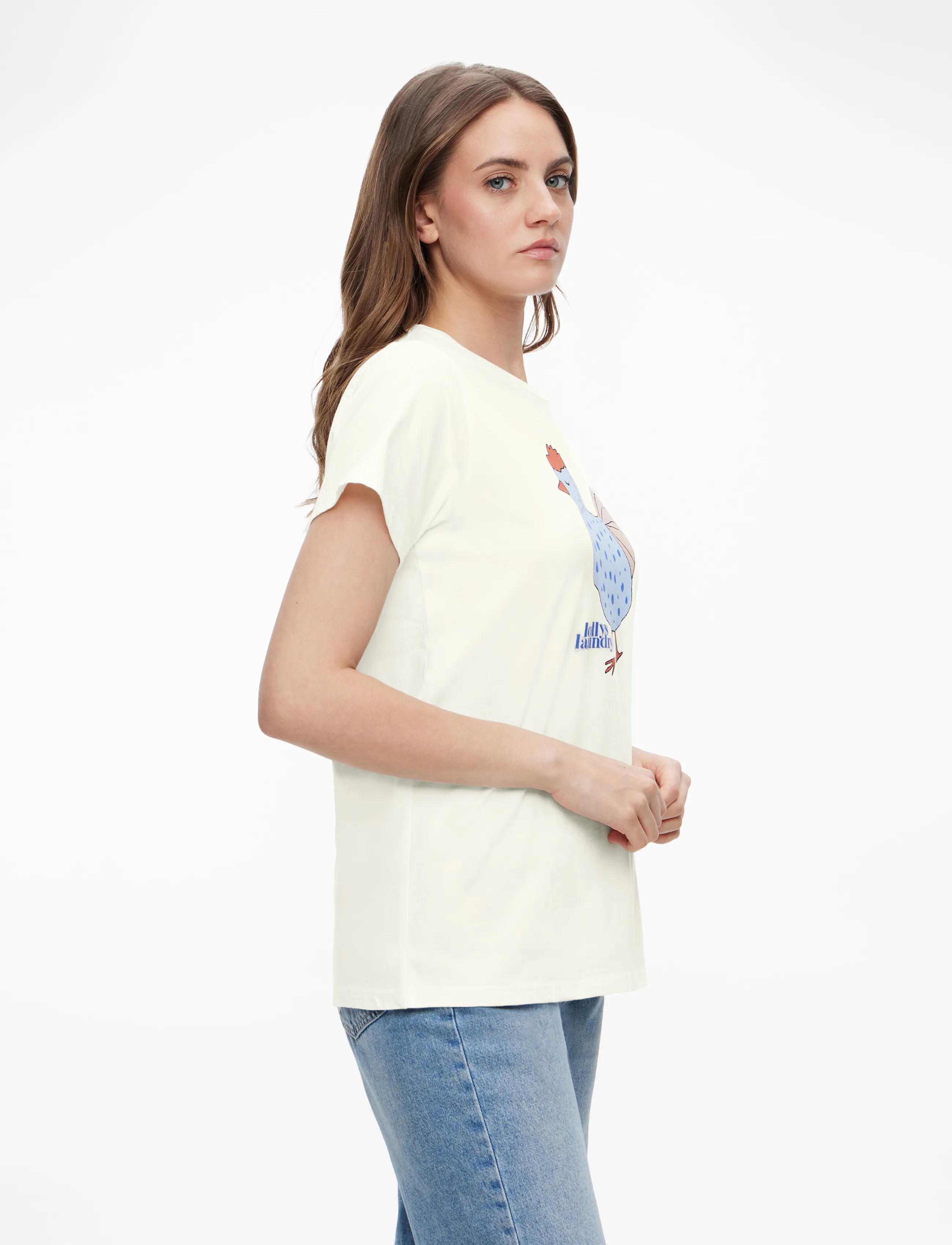 Lollys Laundry - RomaLL Tee SS - t-shirts - white - 3