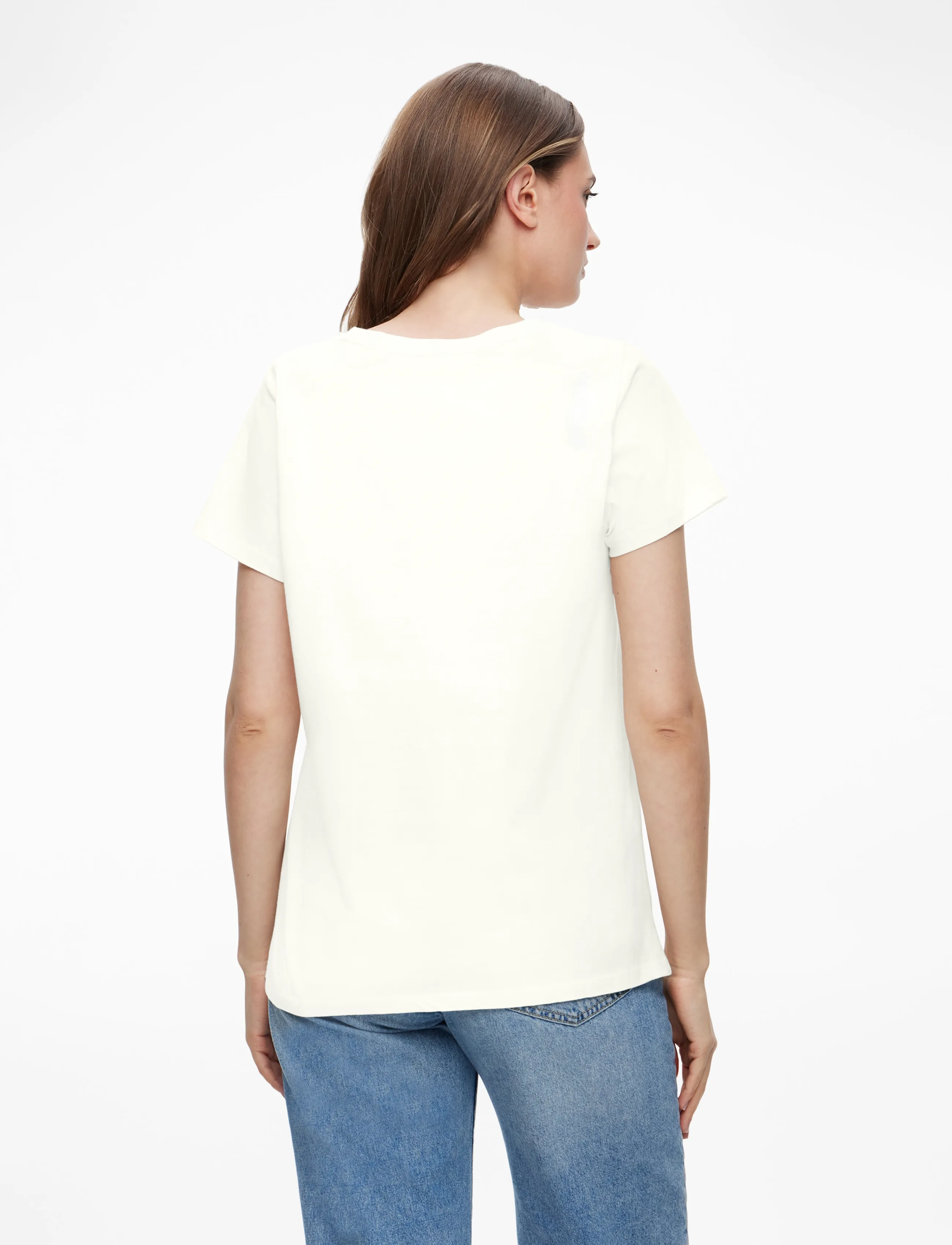 Lollys Laundry - RomaLL Tee SS - t-shirts - white - 4