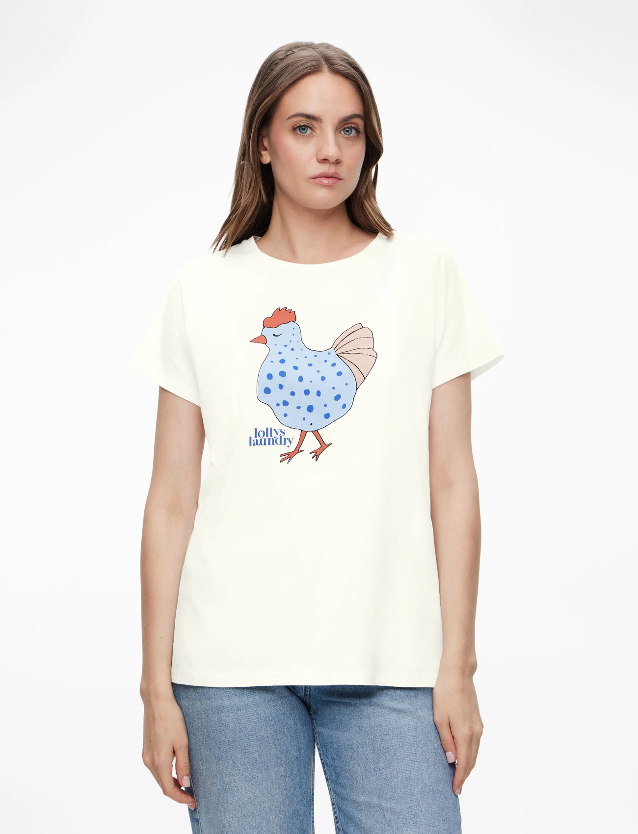 Lollys Laundry - RomaLL Tee SS - autumn clothing - white - 4