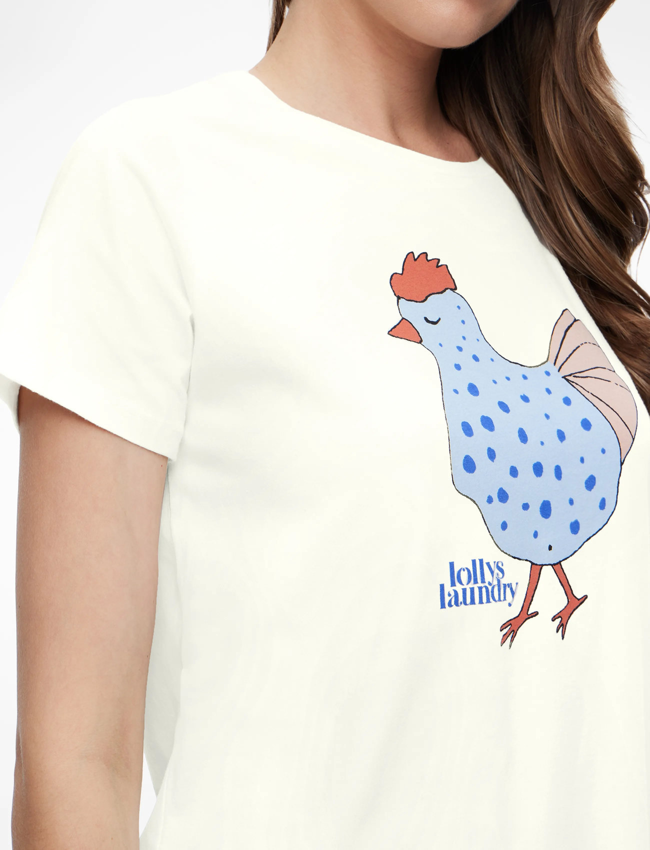 Lollys Laundry - RomaLL Tee SS - autumn clothing - white - 5
