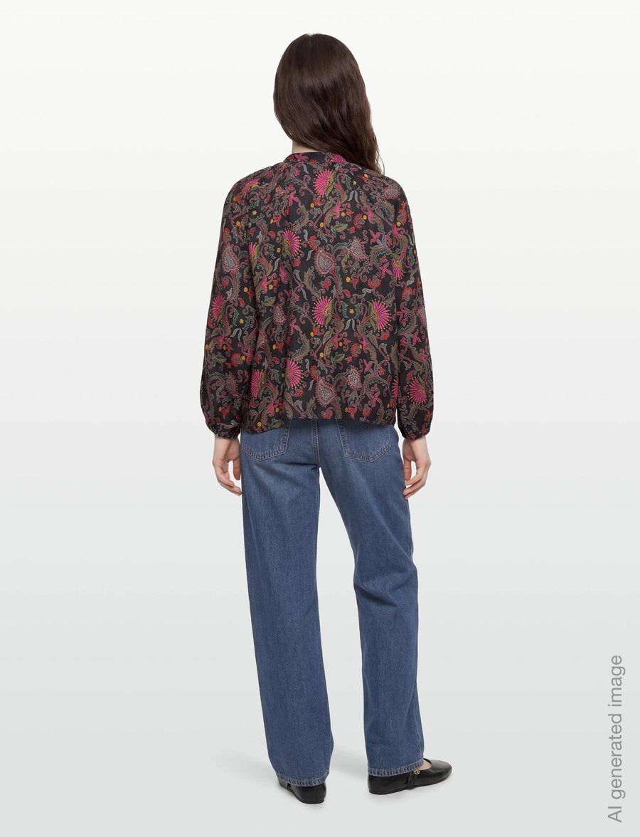 Lollys Laundry - HaileyLL Shirt LS - langärmlige hemden - flower print - 4