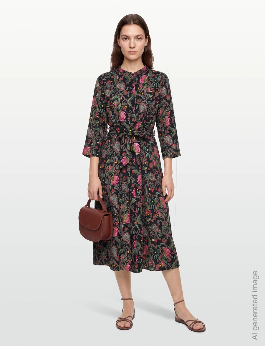 Lollys Laundry - HarperLL Maxi Dress 3/4 - maxiklänningar - flower print - 0