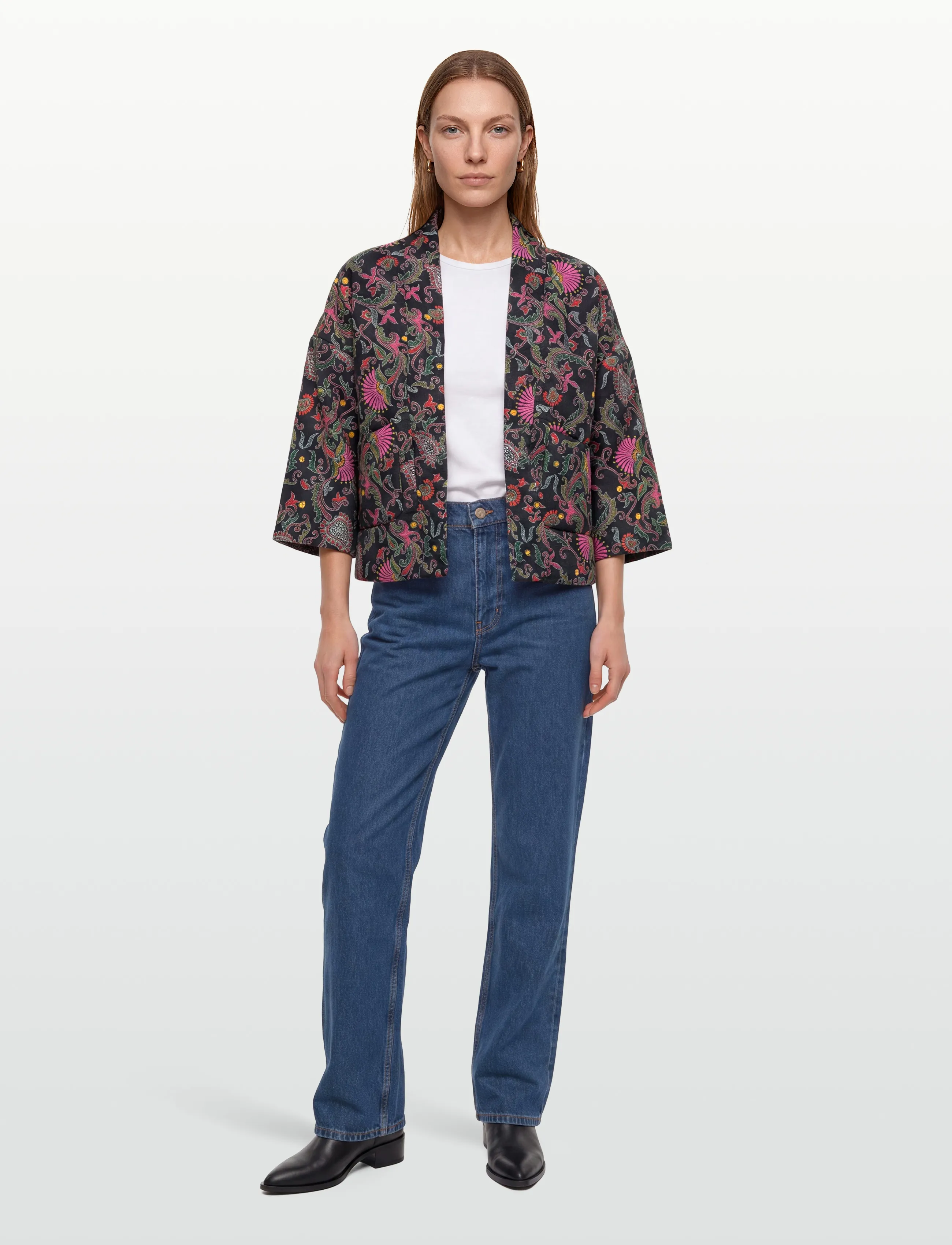 Lollys Laundry Barbrall Jacket Ls, Kvinder, Quiltet Jakke, Multi/mønstret, Str: XS