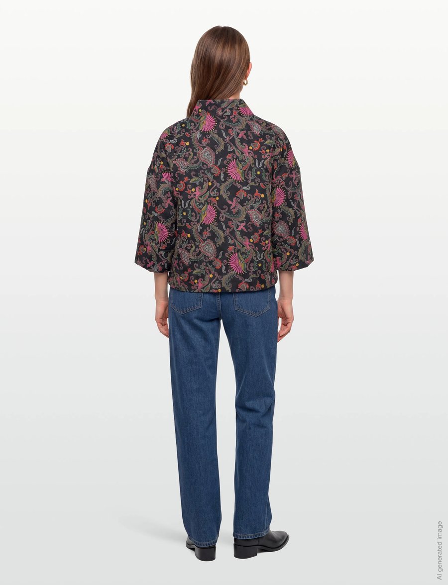 Lollys Laundry - BarbraLL Jacket LS - forårsjakker - flower print - 4