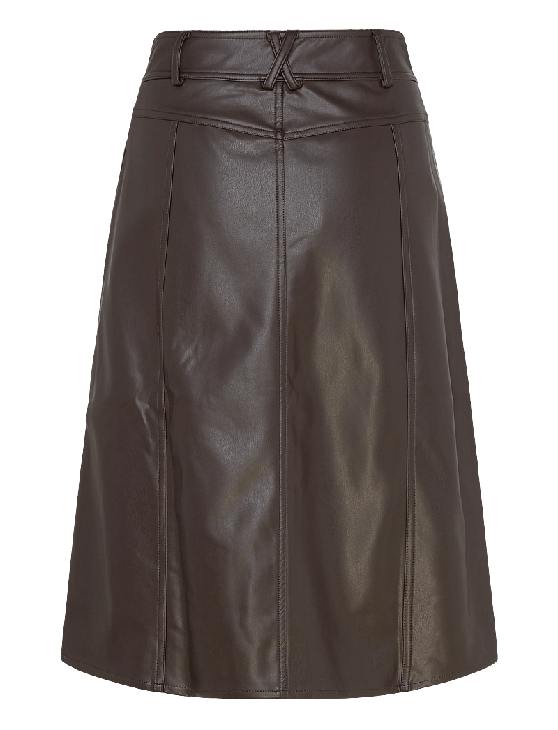 Lollys Laundry - KatelynLL Midi Skirt - midiseelikud - brown - 1