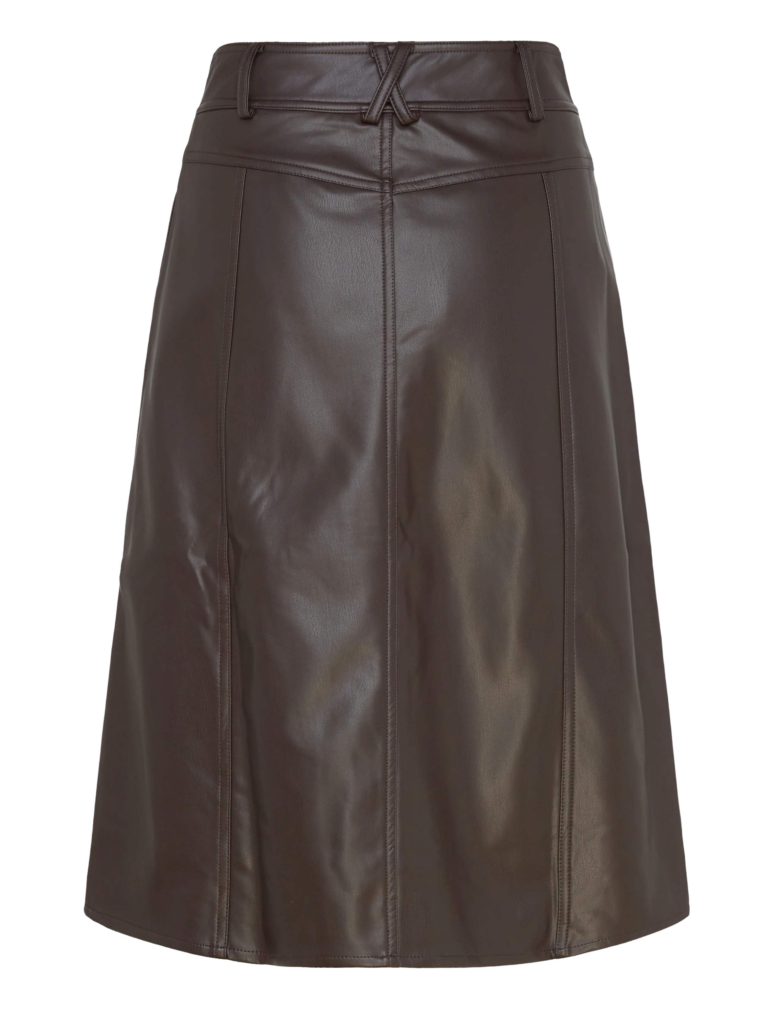 Lollys Laundry - KatelynLL Midi Skirt - midi-röcke - brown - 1