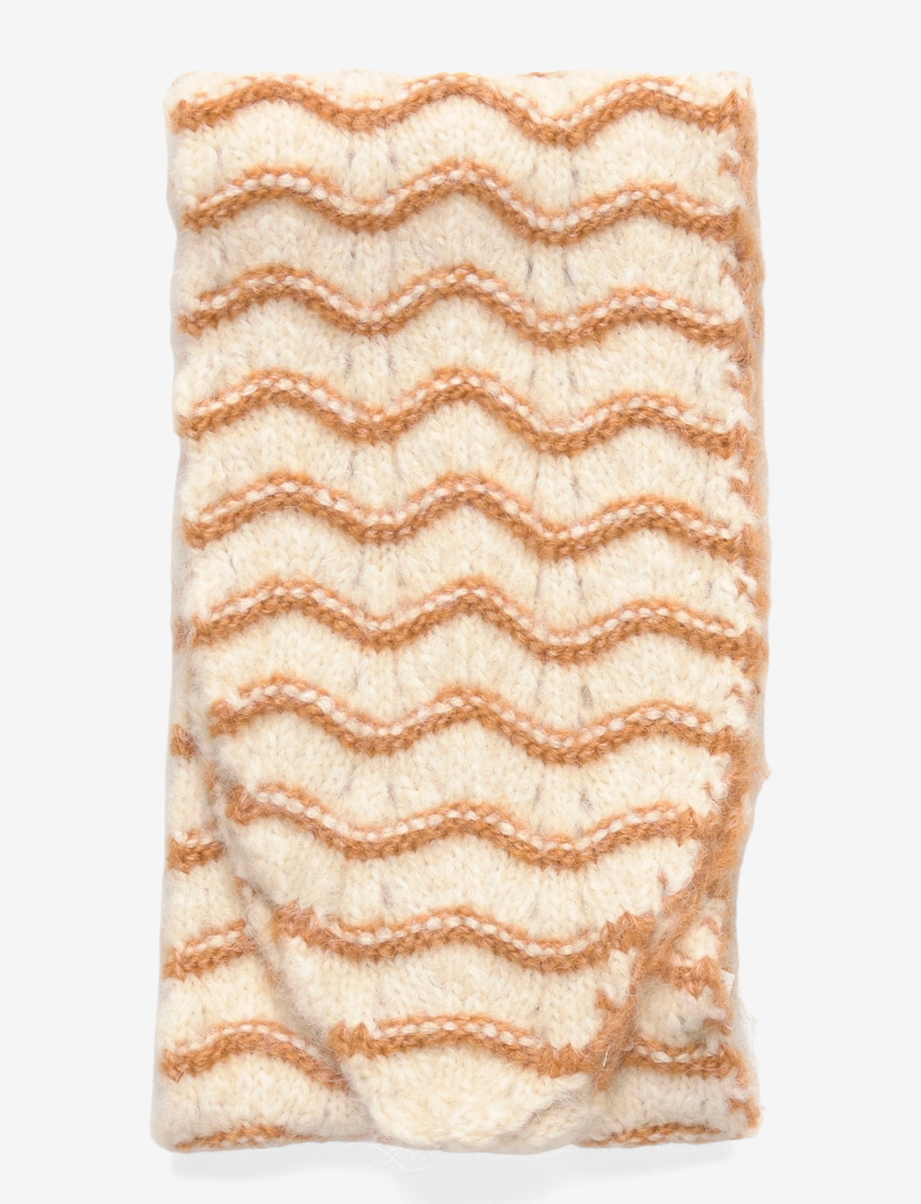 Lollys Laundry - CallieLL Knit Scarf - halstørklæder - camel - 1