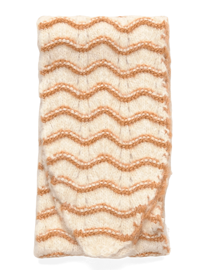 Lollys Laundry - CallieLL Knit Scarf - halstørklæder - camel - 1