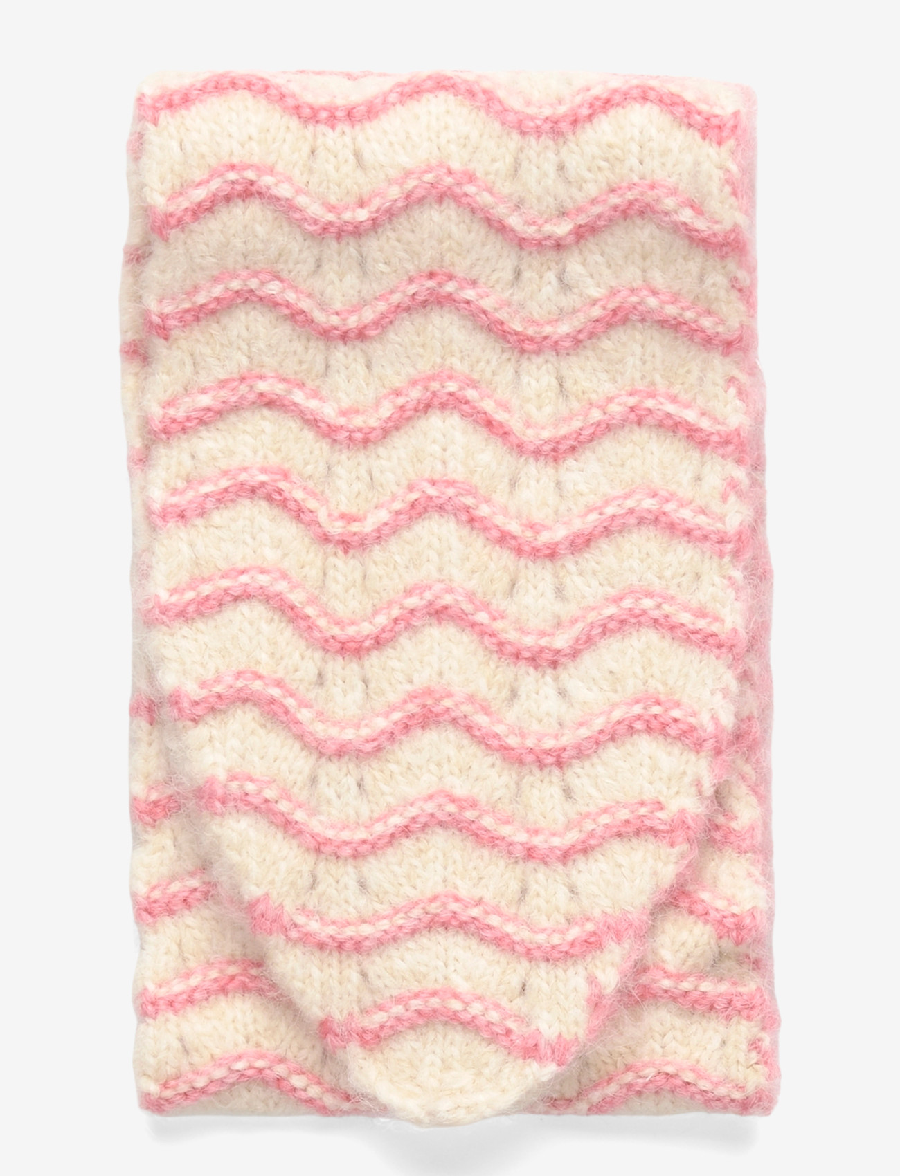 Lollys Laundry - CallieLL Knit Scarf - talvesallid - pink - 1