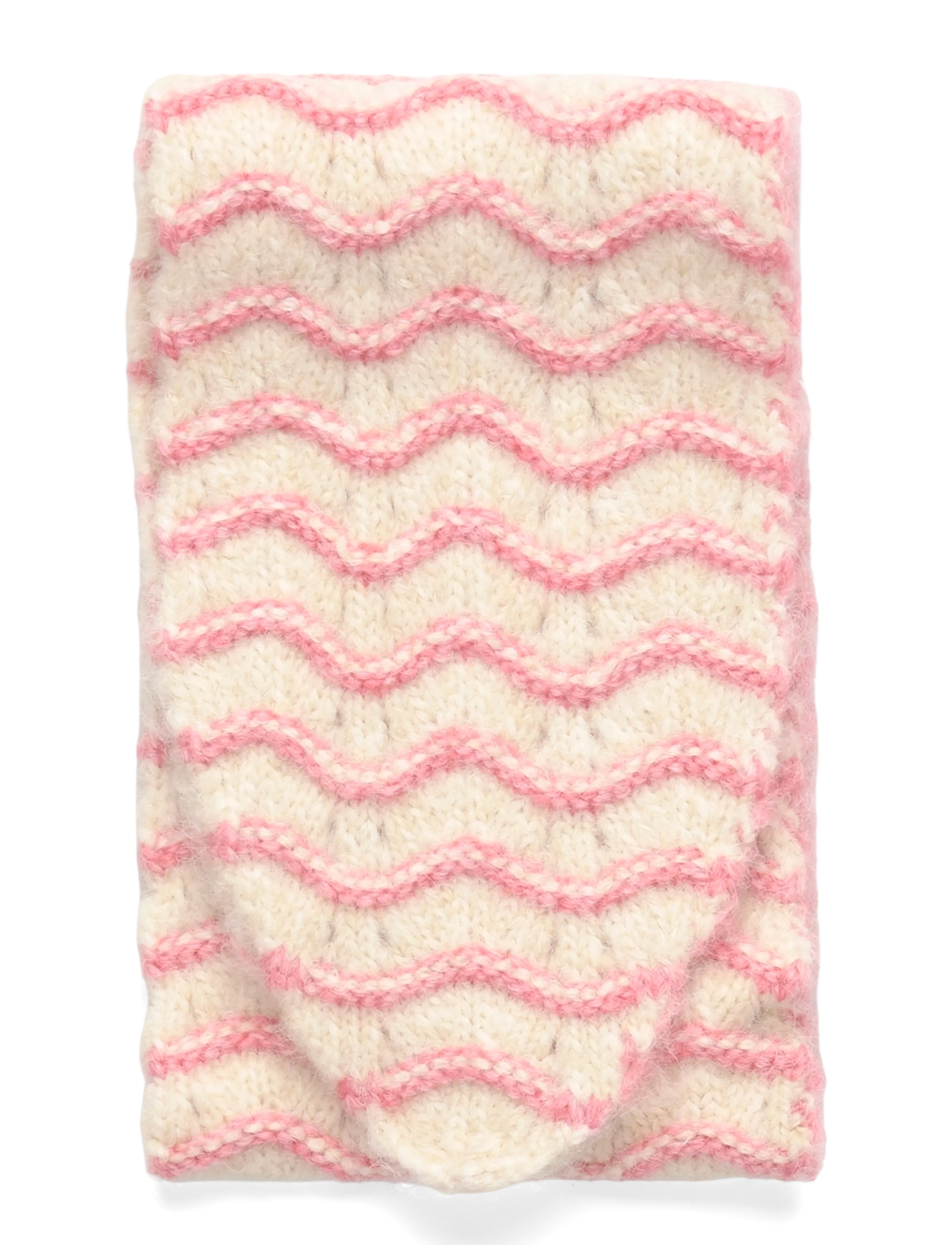 Lollys Laundry - CallieLL Knit Scarf - winter scarves - pink - 1