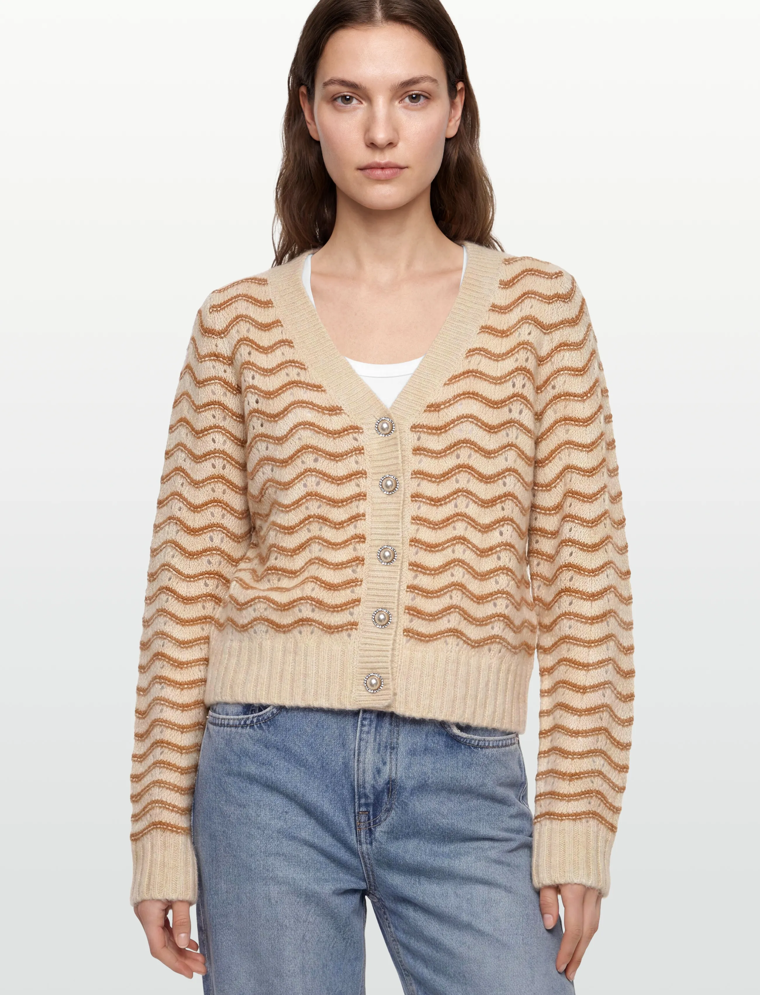 Lanoll Cardigan Knit Ls 2