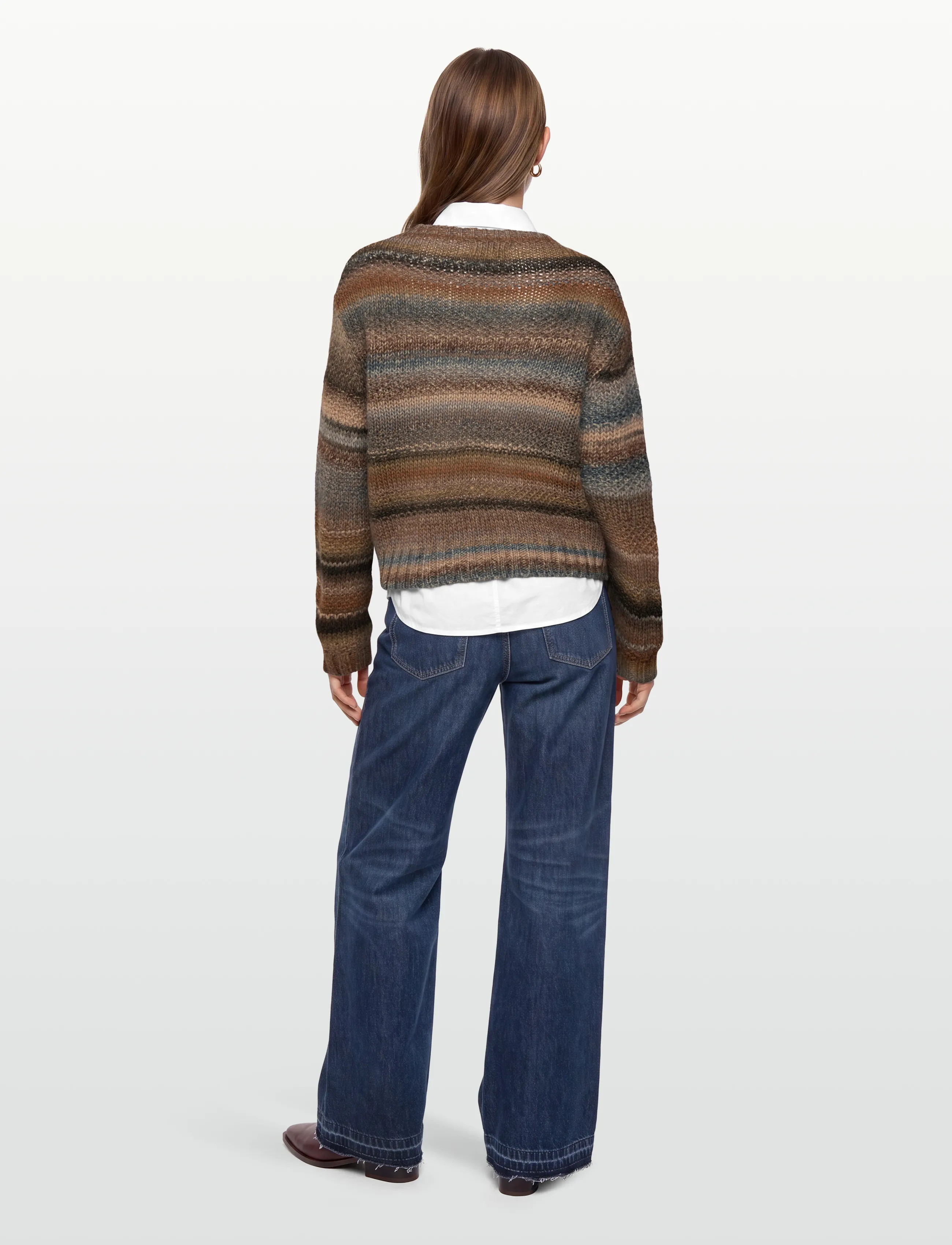 Lollys Laundry - FairhavenLL Jumper LS - tröjor - dark mokka - 4