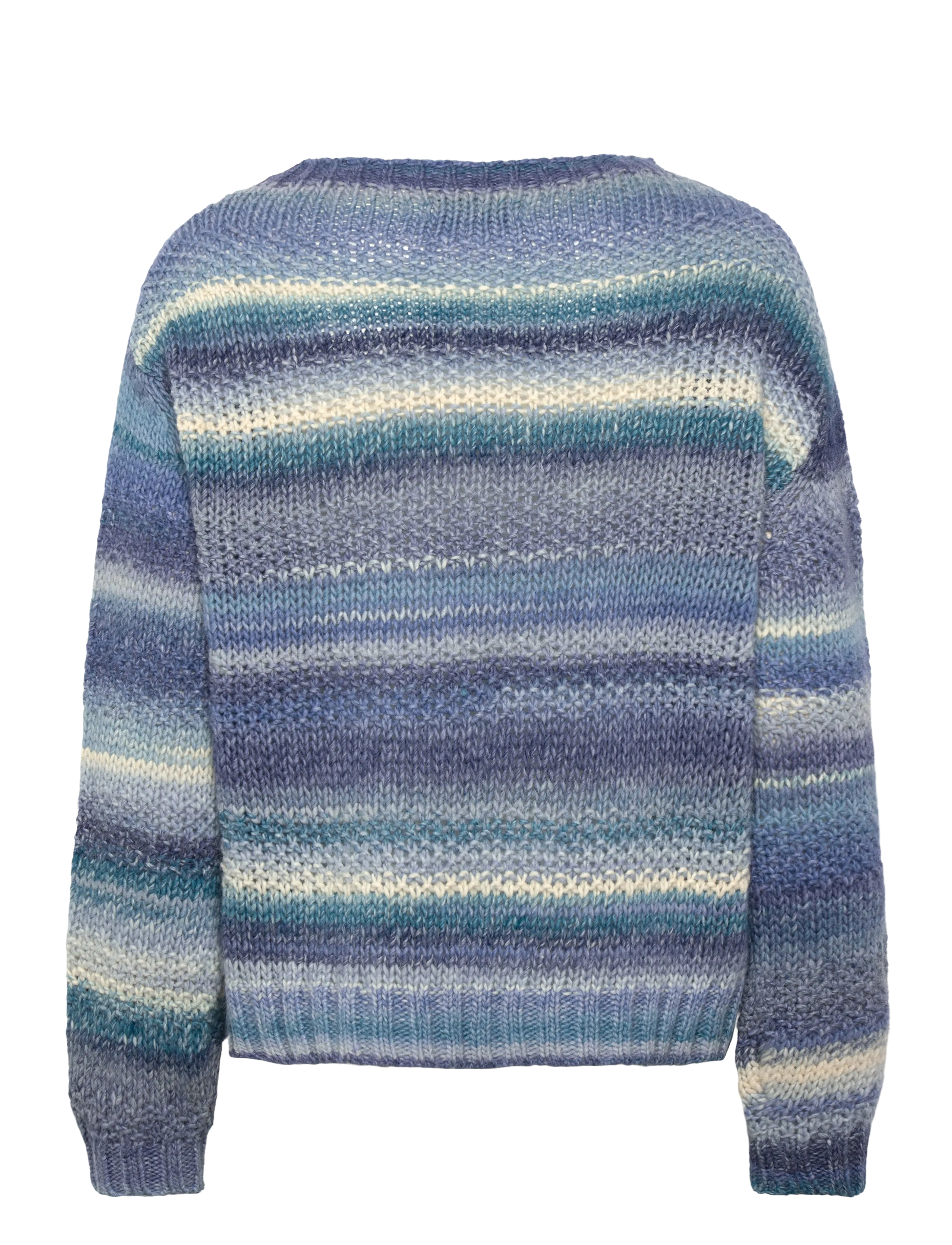 Lollys Laundry - FairhavenLL Jumper LS - stickade tröjor - light blue - 1