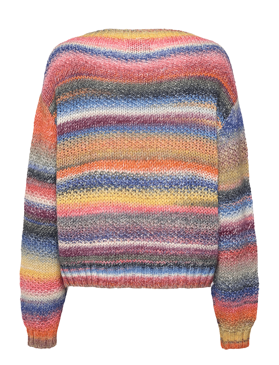 Lollys Laundry - FairhavenLL Jumper LS - stickade tröjor - multi - 1