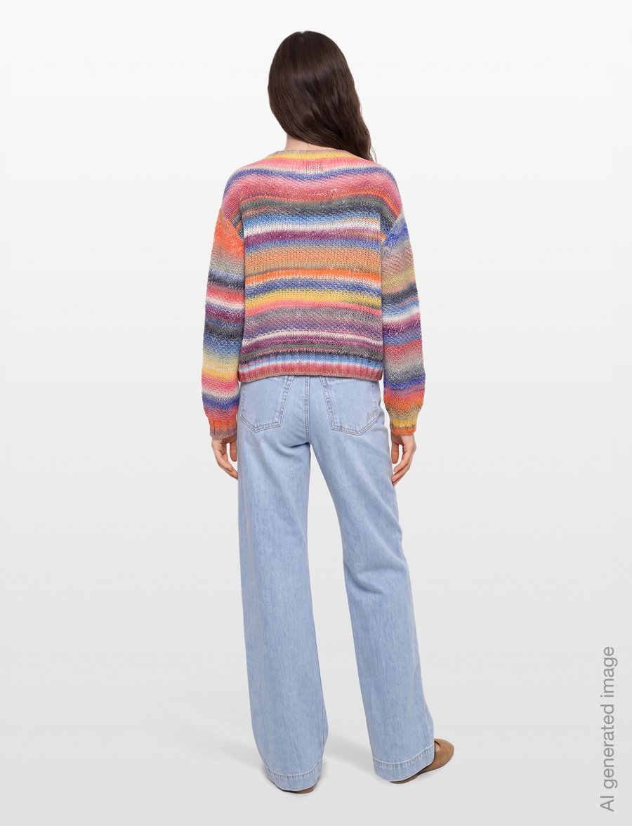 Lollys Laundry - FairhavenLL Jumper LS - striktrøjer - multi - 4