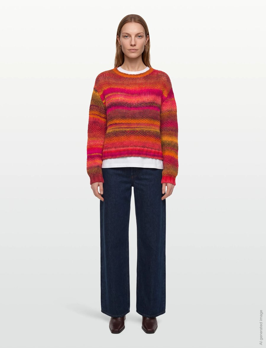 Lollys Laundry - FairhavenLL Jumper LS - pullover - orange - 0