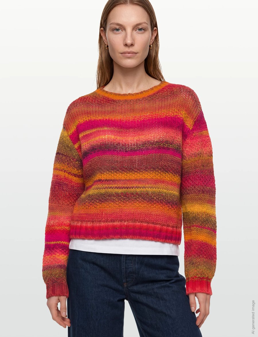 Lollys Laundry - FairhavenLL Jumper LS - pullover - orange - 3
