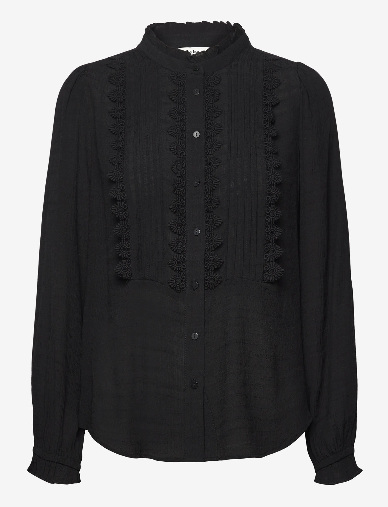 Lollys Laundry - ArielLL Shirt LS - pikkade varrukatega särgid - black - 0