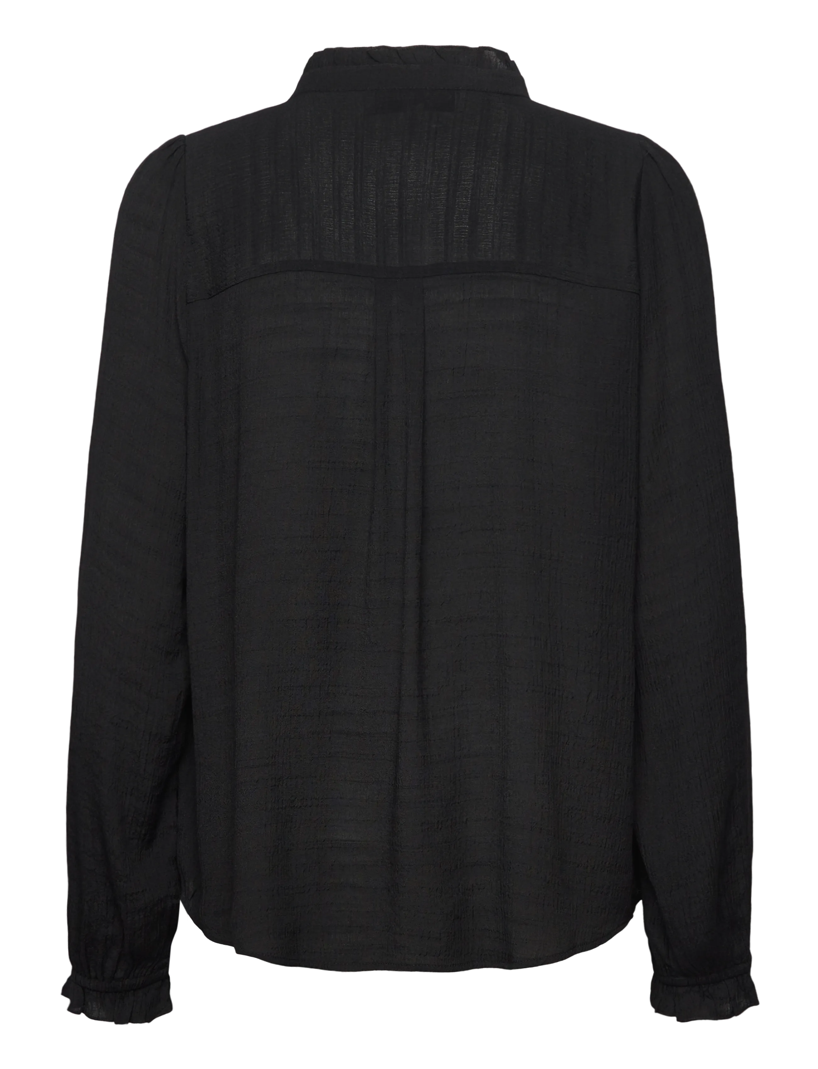 Lollys Laundry - ArielLL Shirt LS - langärmlige hemden - black - 1