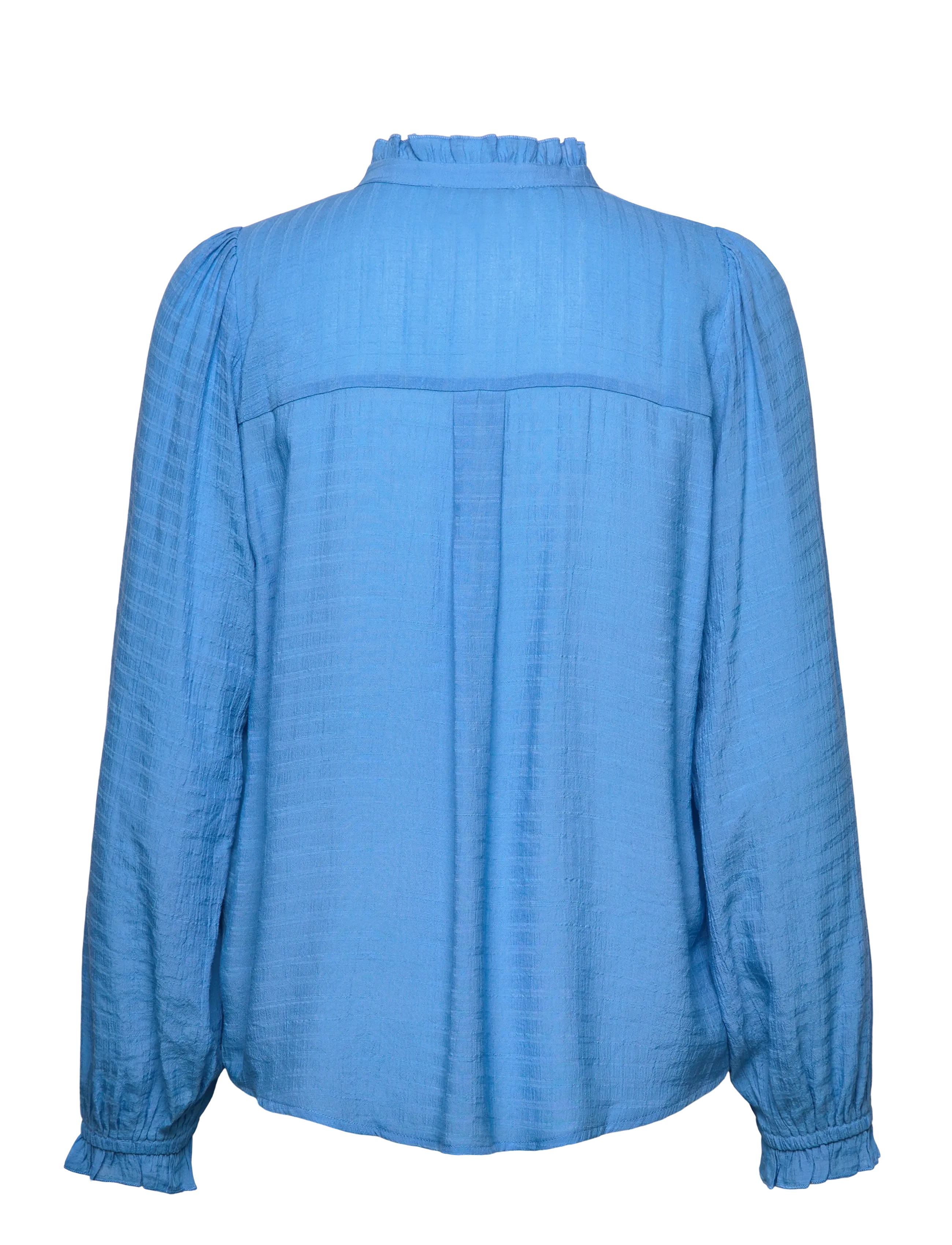 Lollys Laundry - ArielLL Shirt LS - pitkähihaiset kauluspaidat - neon blue - 1