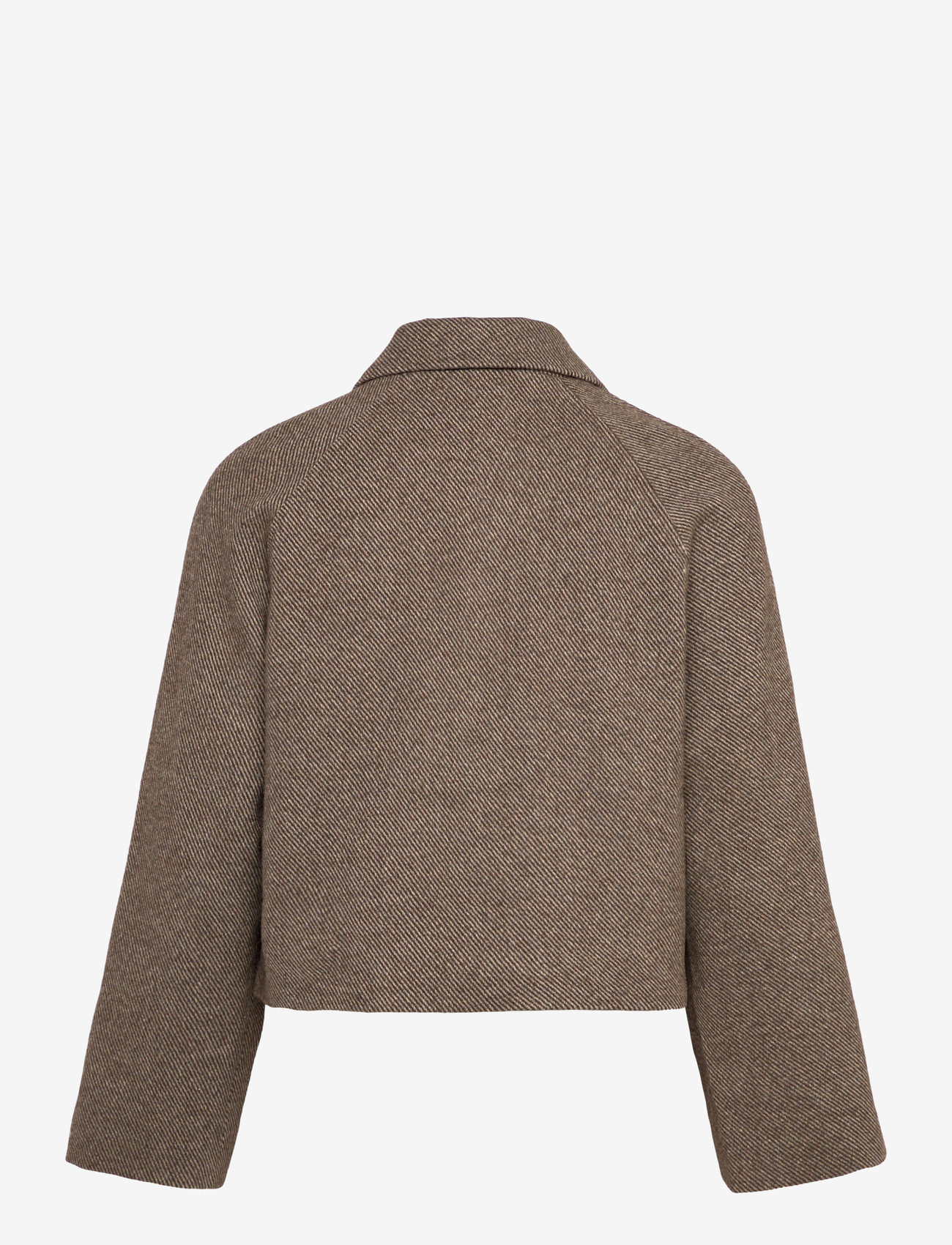 Lollys Laundry - AmiriLL Short Jacket LS - cropped blazers - dark mokka - 1