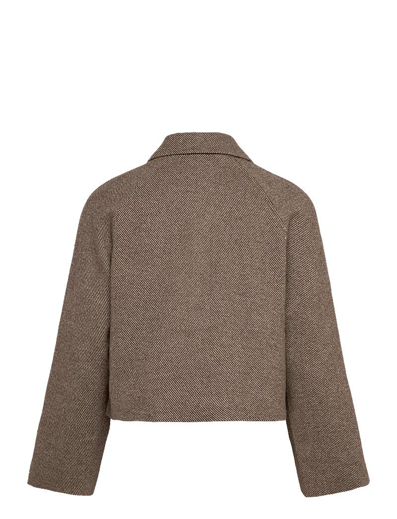 Lollys Laundry - AmiriLL Short Jacket LS - cropped-blazer - dark mokka - 1