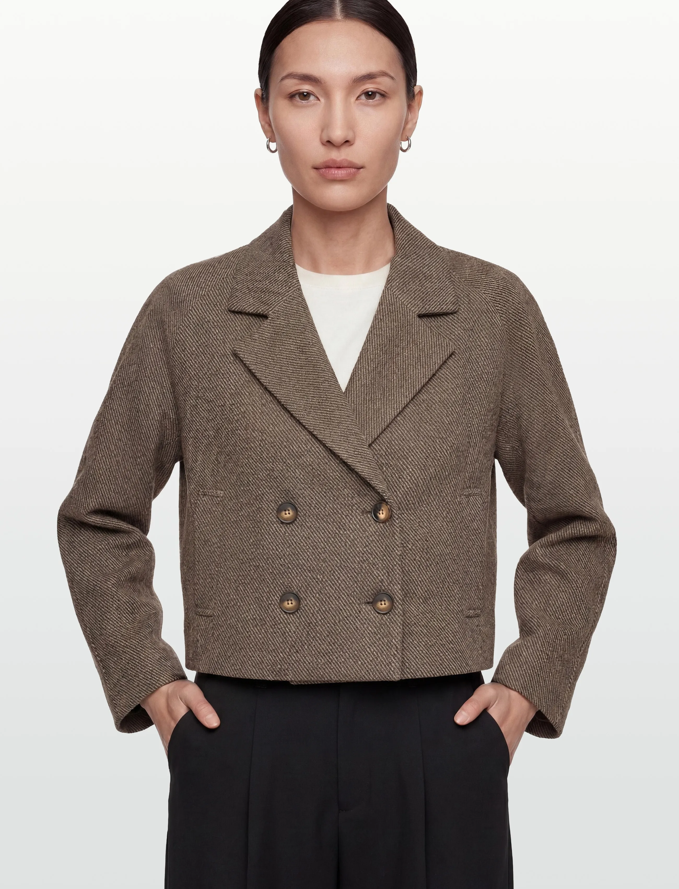 Lollys Laundry - AmiriLL Short Jacket LS - dark mokka - 3
