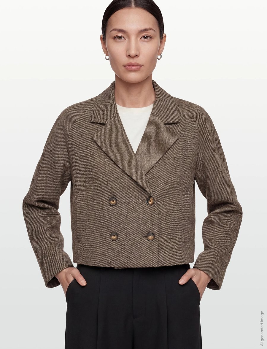 Lollys Laundry - AmiriLL Short Jacket LS - dark mokka - 3