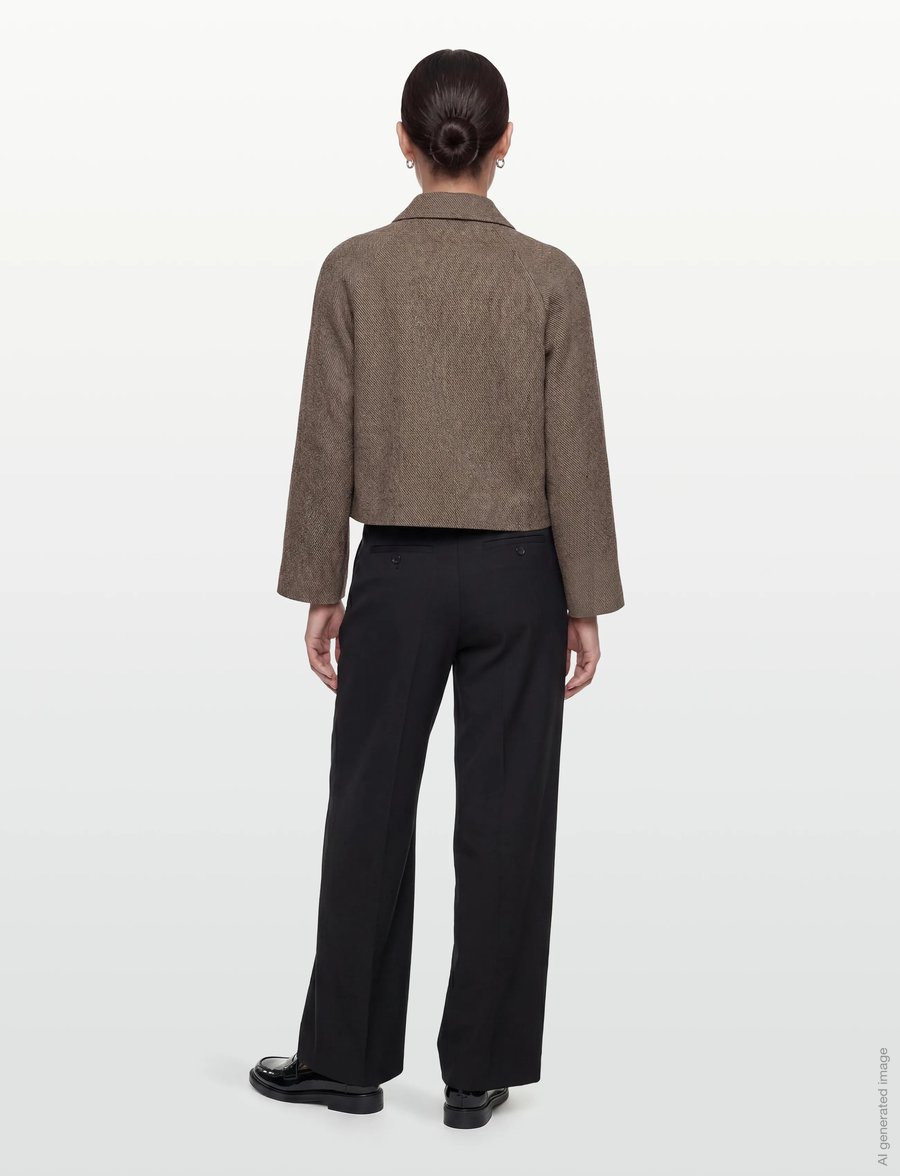 Lollys Laundry - AmiriLL Short Jacket LS - dark mokka - 4