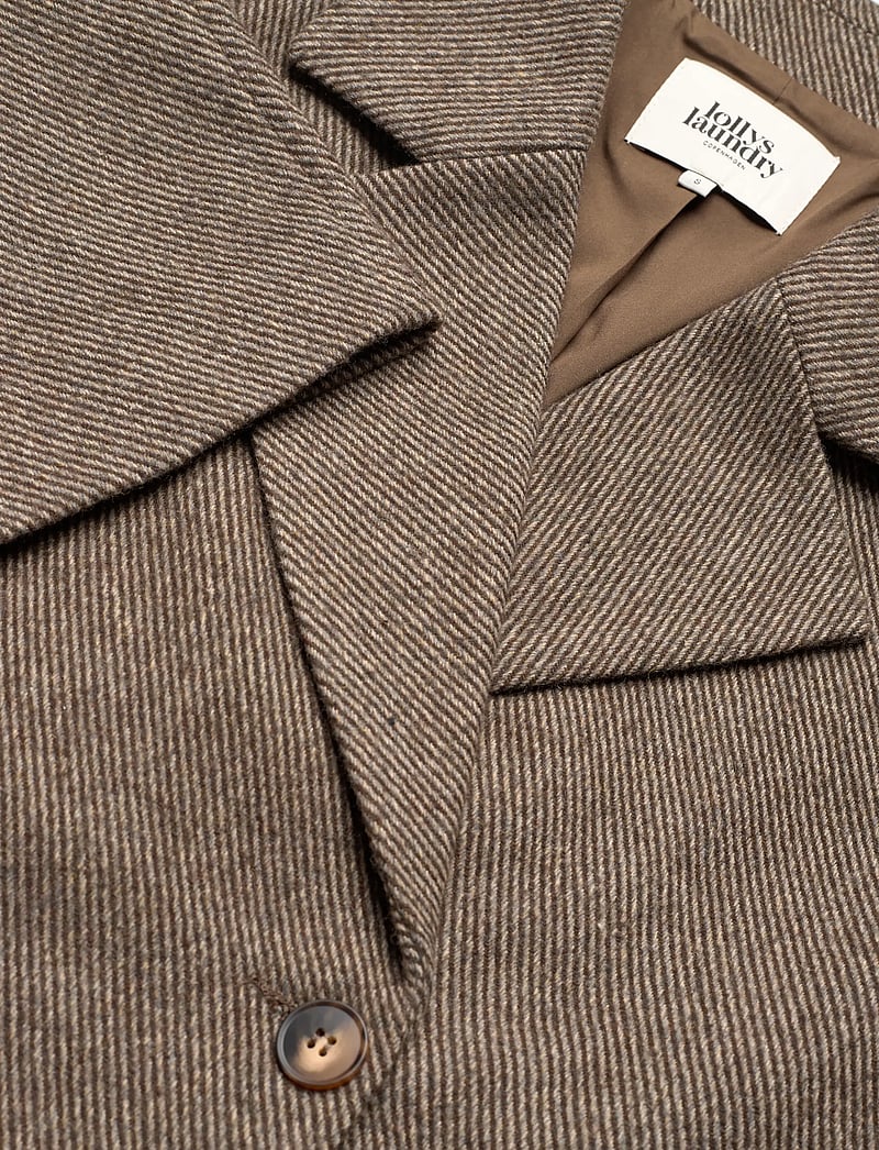 Lollys Laundry - AmiriLL Short Jacket LS - cropped-blazer - dark mokka - 2