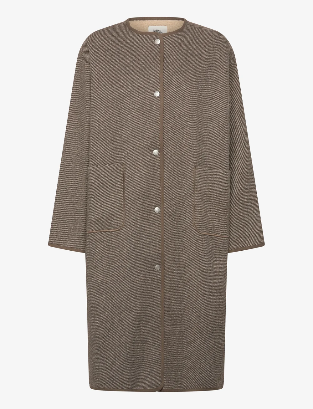 Lollys Laundry - LockerbieLL Coat LS - plāni mēteļi - dark mokka - 0