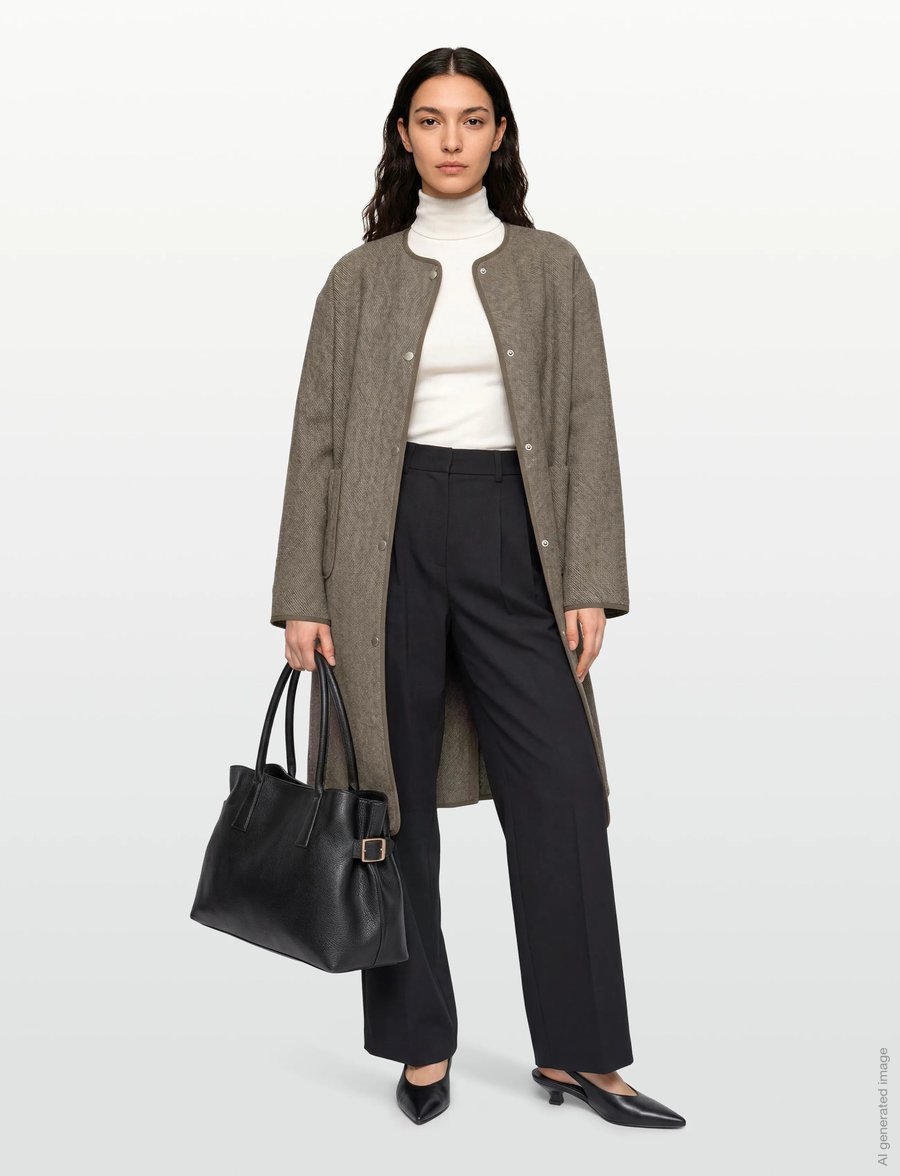 Lollys Laundry - LockerbieLL Coat LS - winterjacken - dark mokka - 0