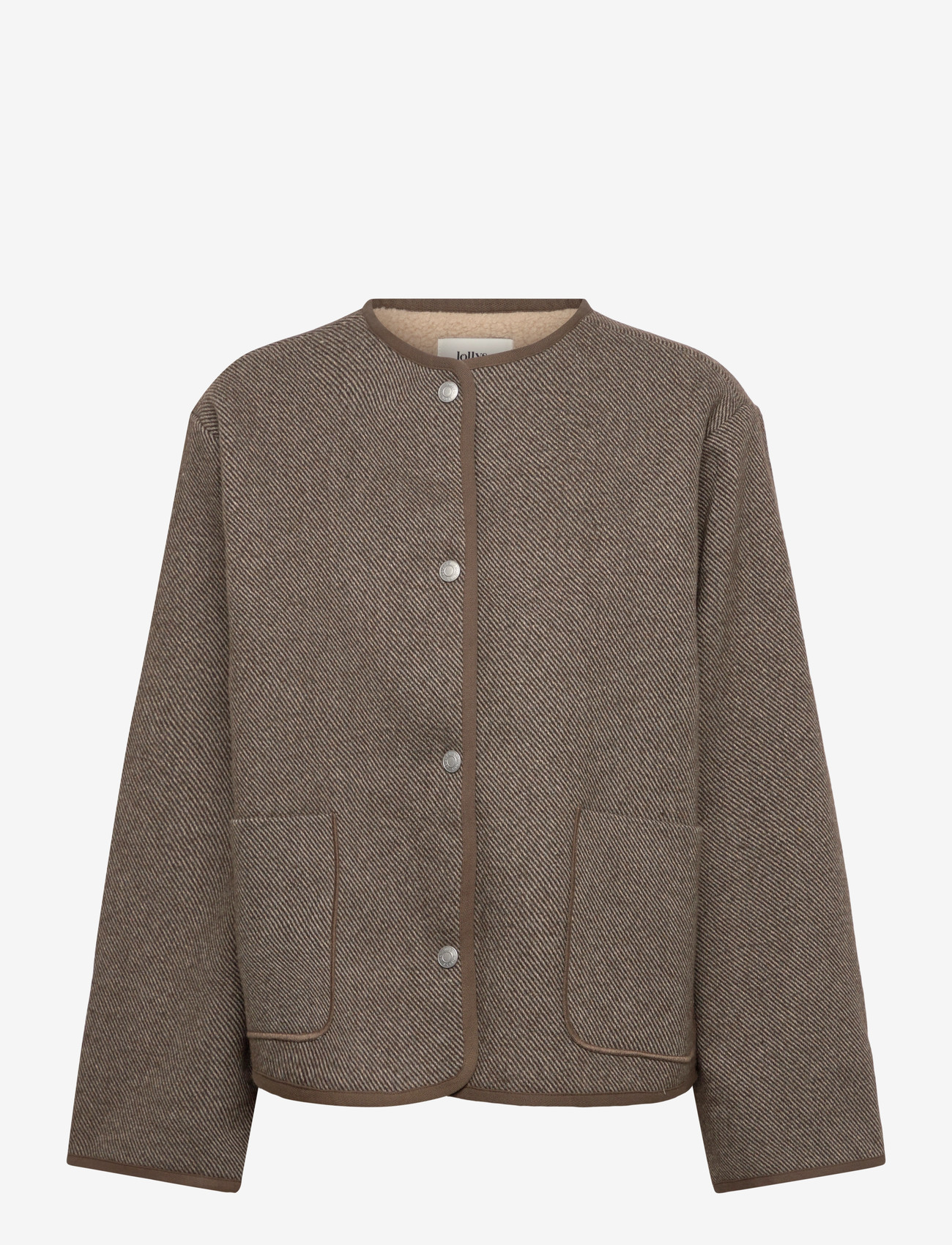 Lollys Laundry - YarraLL Jacket LS - vårjackor - dark mokka - 0