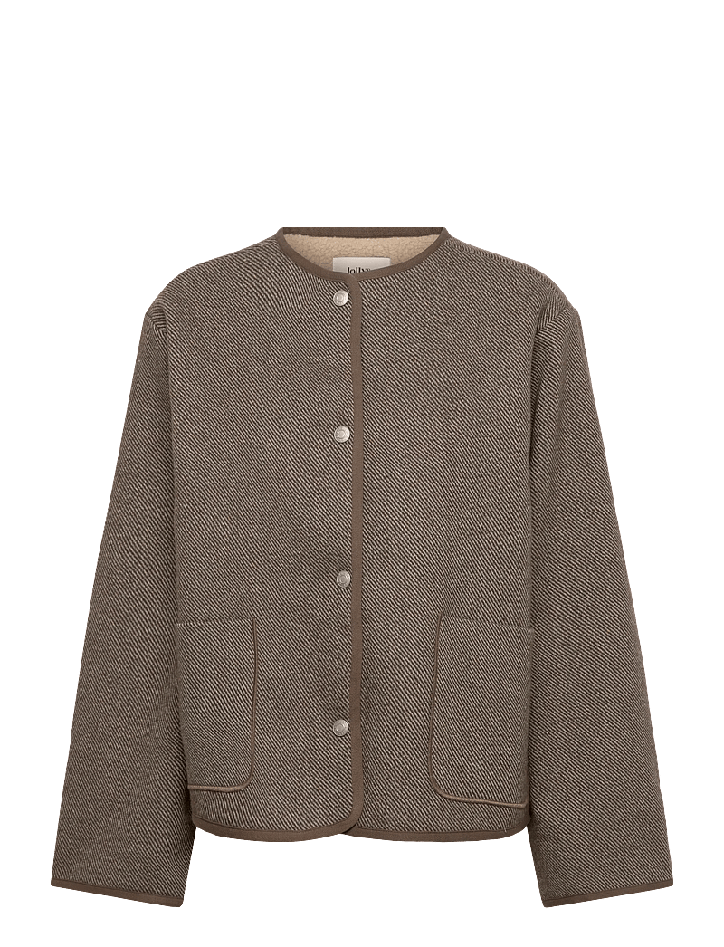 Lollys Laundry - YarraLL Jacket LS - spring jackets - dark mokka - 0