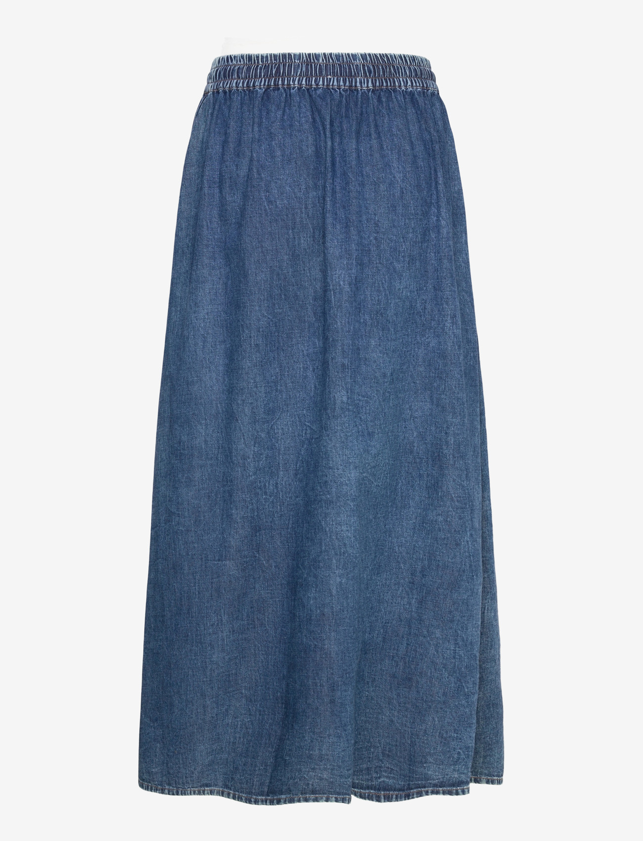 Lollys Laundry - AkaneLL Maxi Skirt - jeanskjolar - washed denim - 1