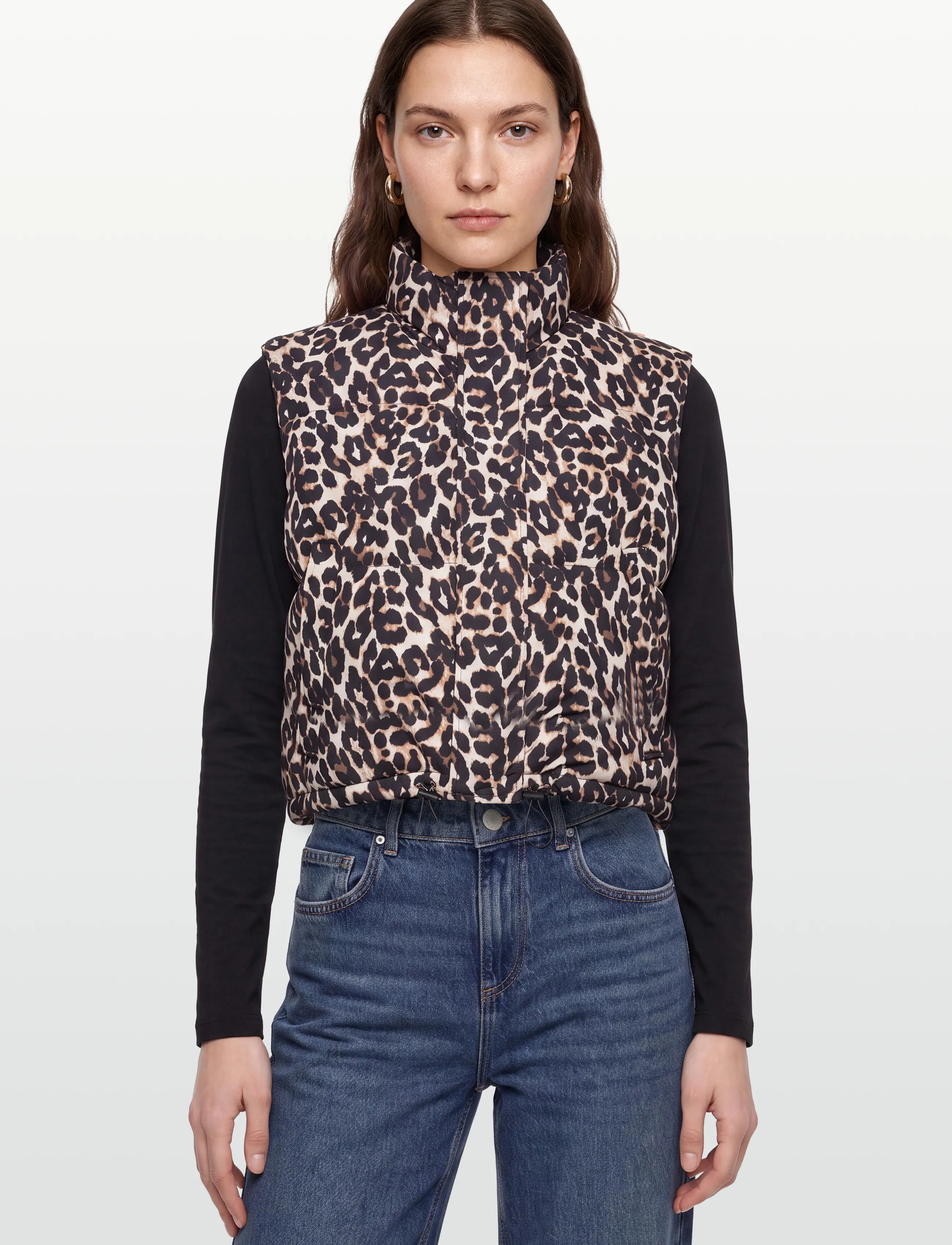 Lollys Laundry - SadaLL Vest SL - frühlingsjacken - leopard print - 3