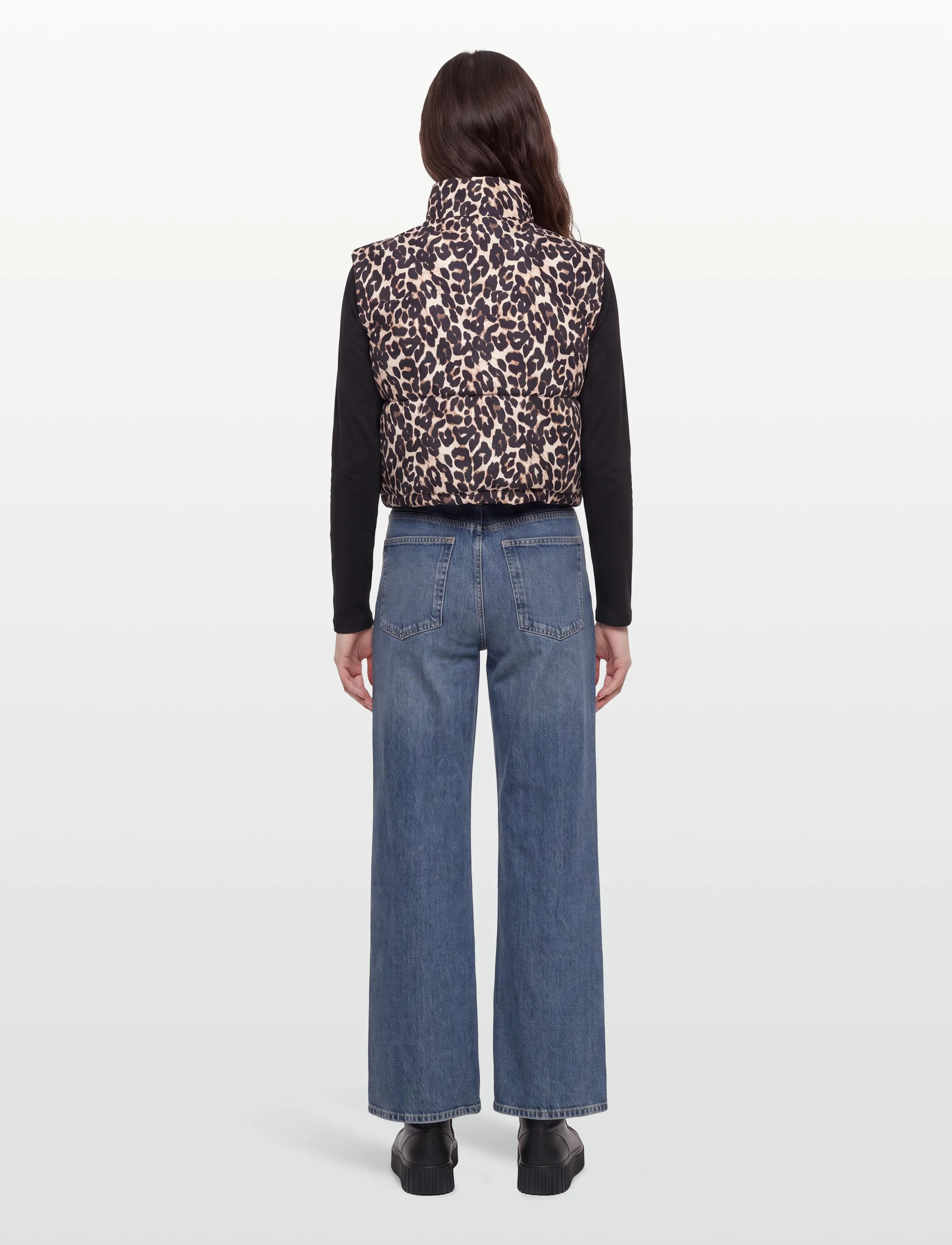 Lollys Laundry - SadaLL Vest SL - frühlingsjacken - leopard print - 4