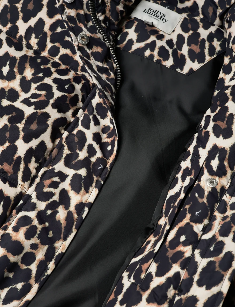 Lollys Laundry - SadaLL Vest SL - efterårsjakker - leopard print - 4