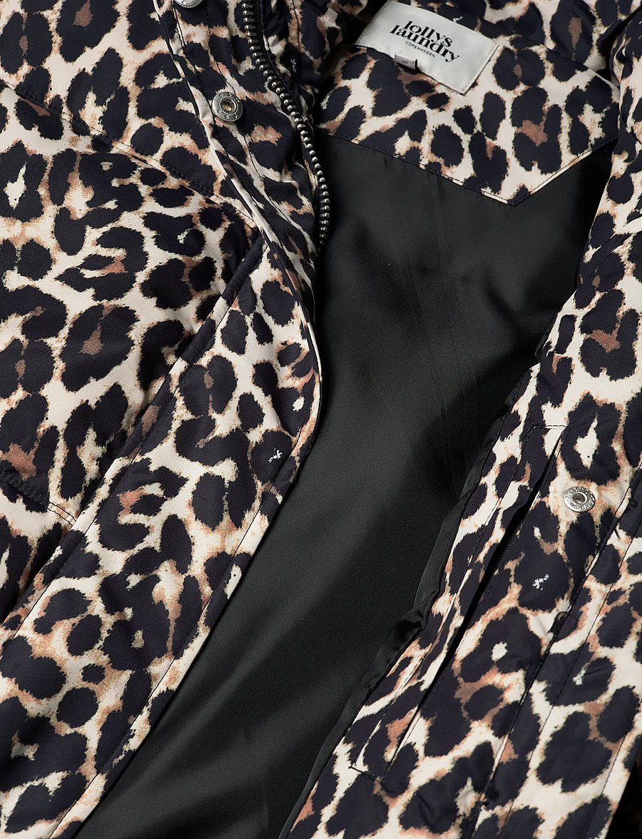 Lollys Laundry - SadaLL Vest SL - frühlingsjacken - leopard print - 4