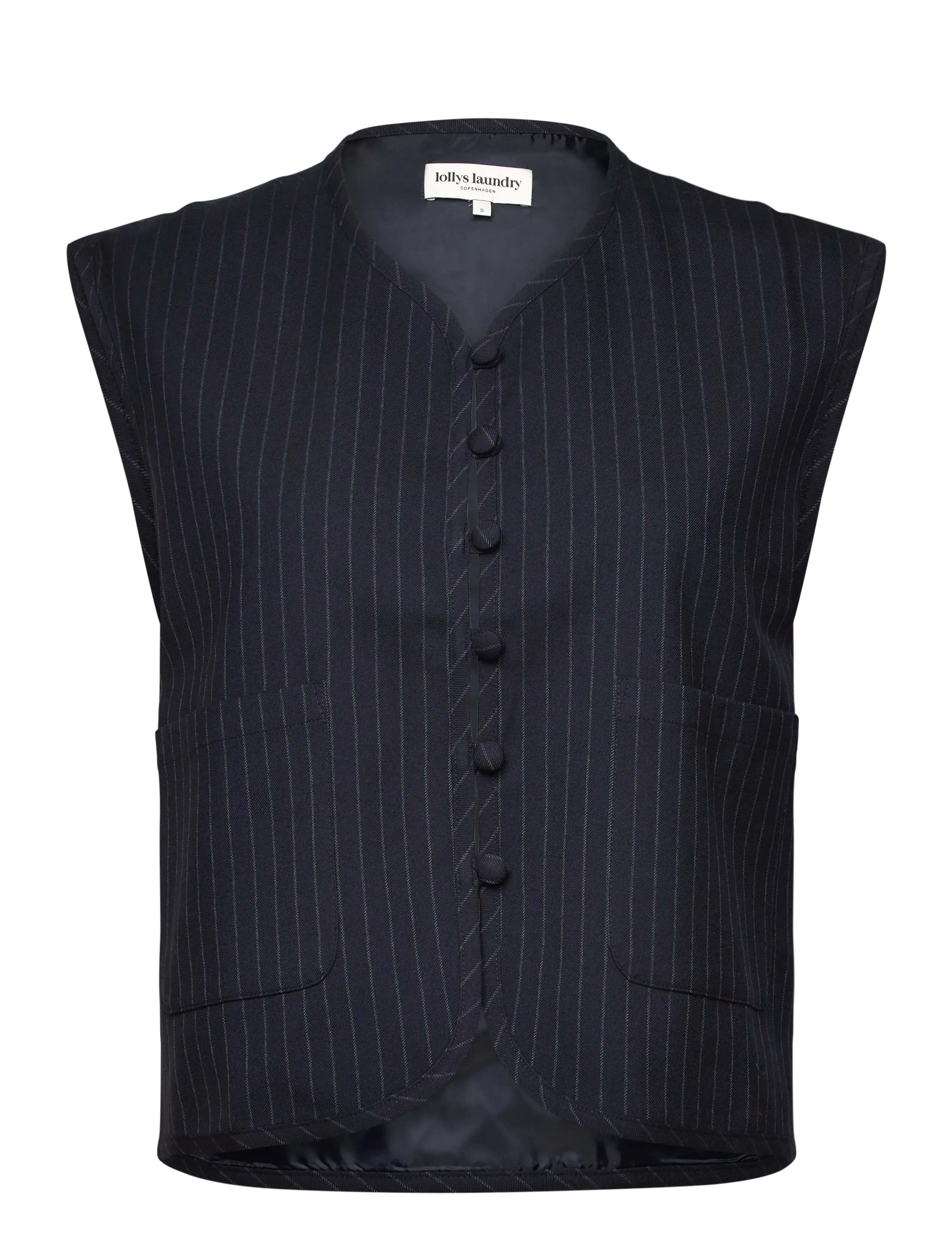 Lollys Laundry Abbeyll Vest Sl, XS, Blazer, Marineblau - Sleeveless Frauen