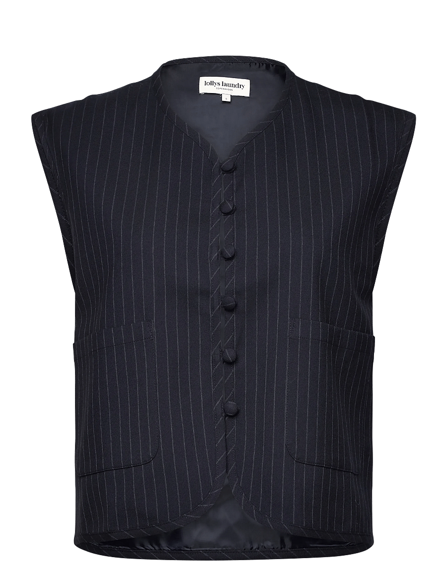 Lollys Laundry - AbbeyLL Vest SL - westen - dark navy - 0