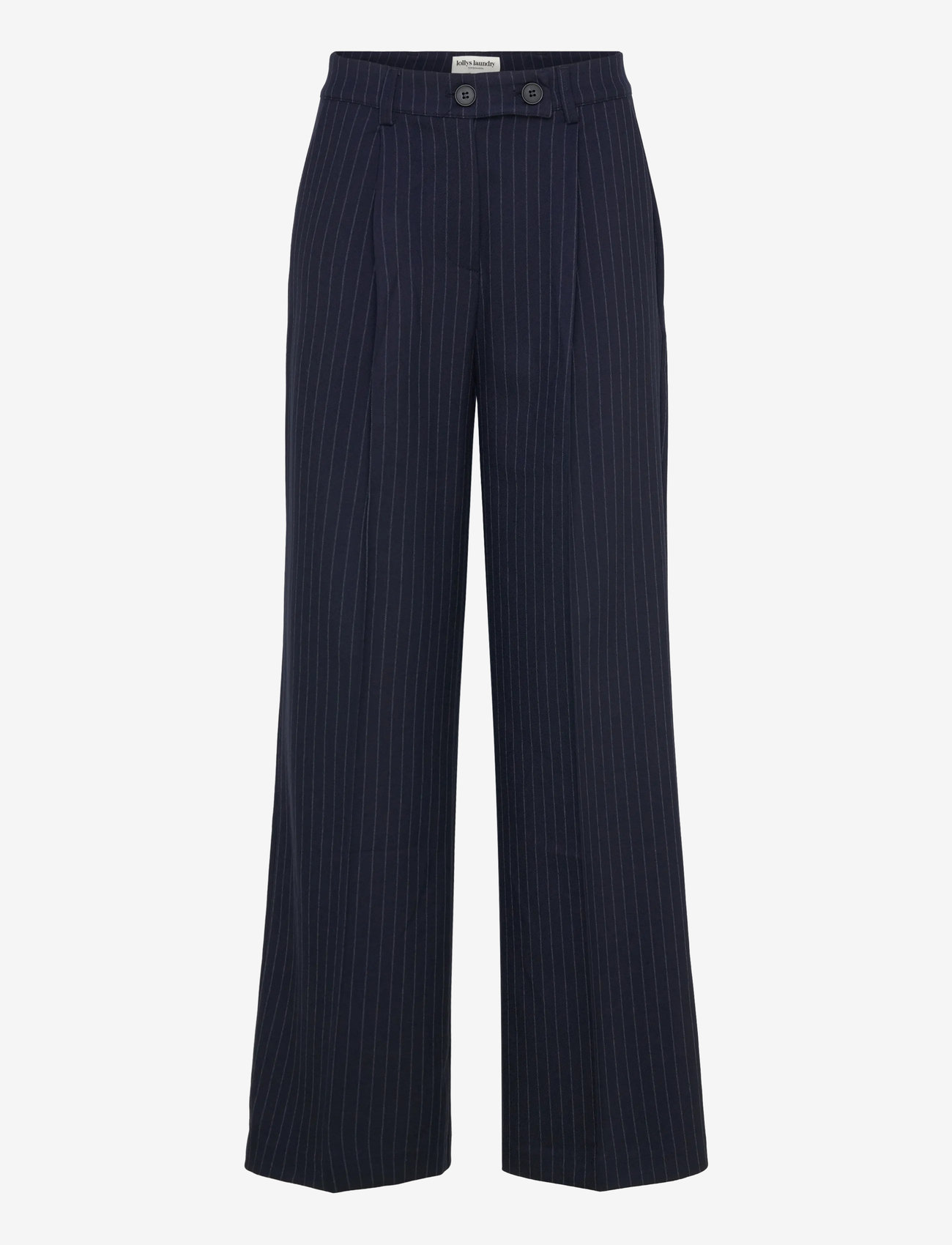 Lollys Laundry - TylerLL Pants - bukser med brede ben - dark navy - 0