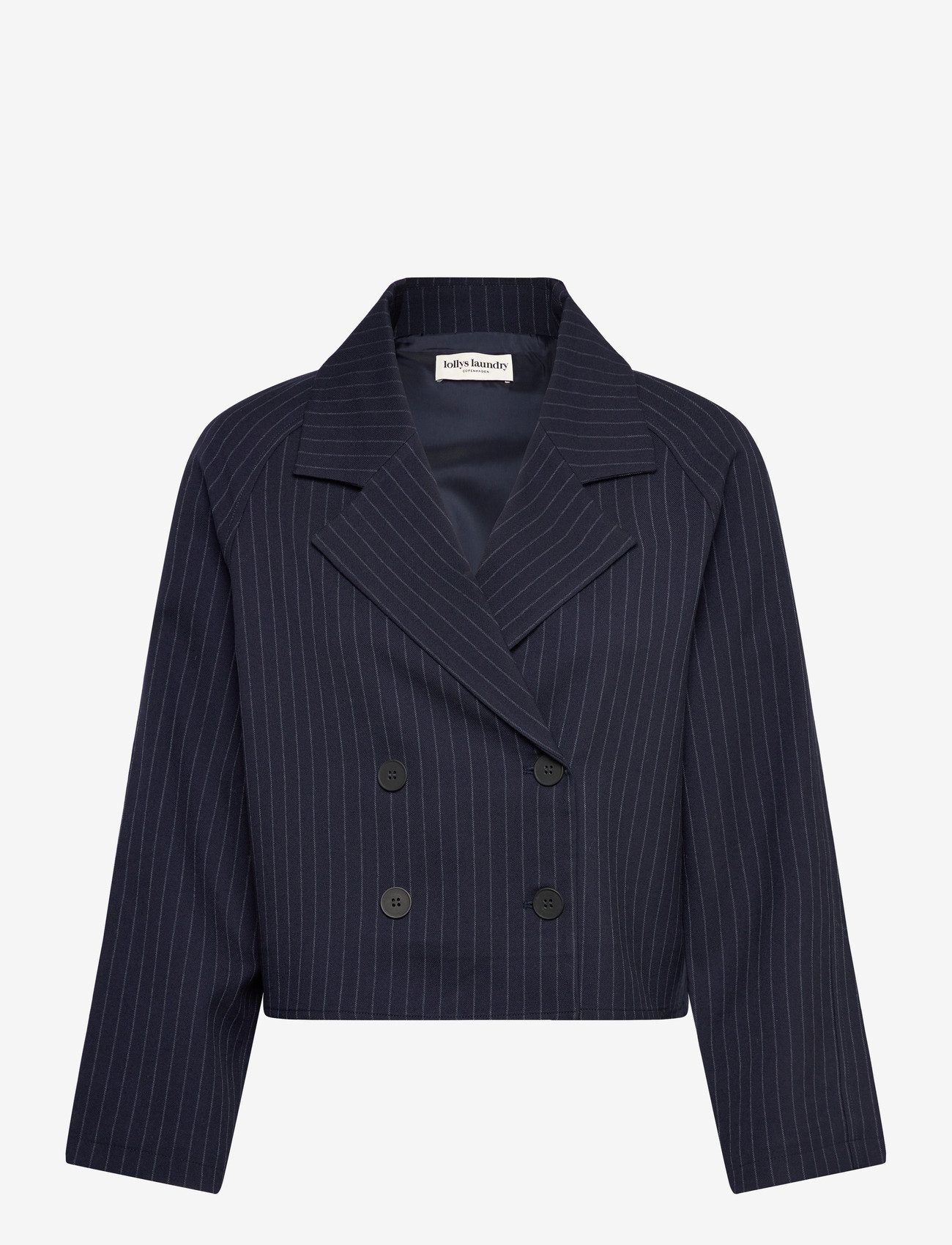 Lollys Laundry - AmiriLL Short Jacket LS - marynarki z krótkim stanem - dark navy - 0