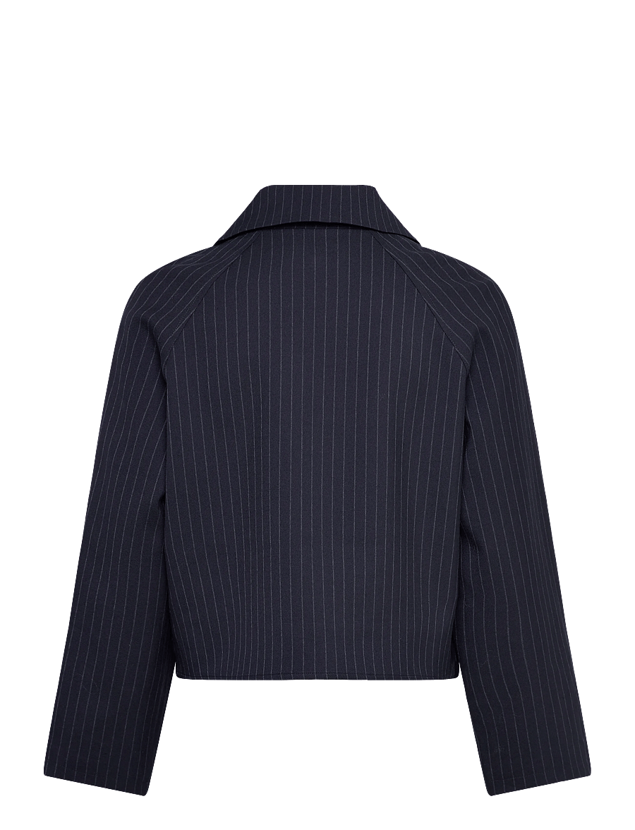 Lollys Laundry - AmiriLL Short Jacket LS - cropped-blazer - dark navy - 2
