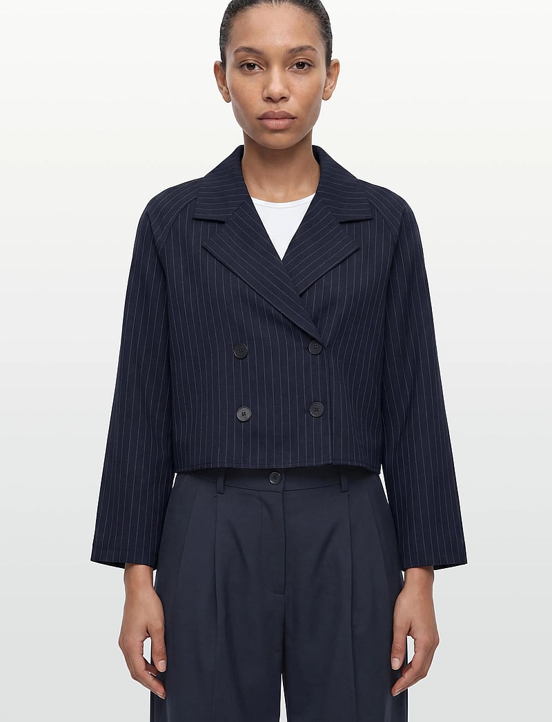 Lollys Laundry - AmiriLL Short Jacket LS - korte blazere - dark navy - 3