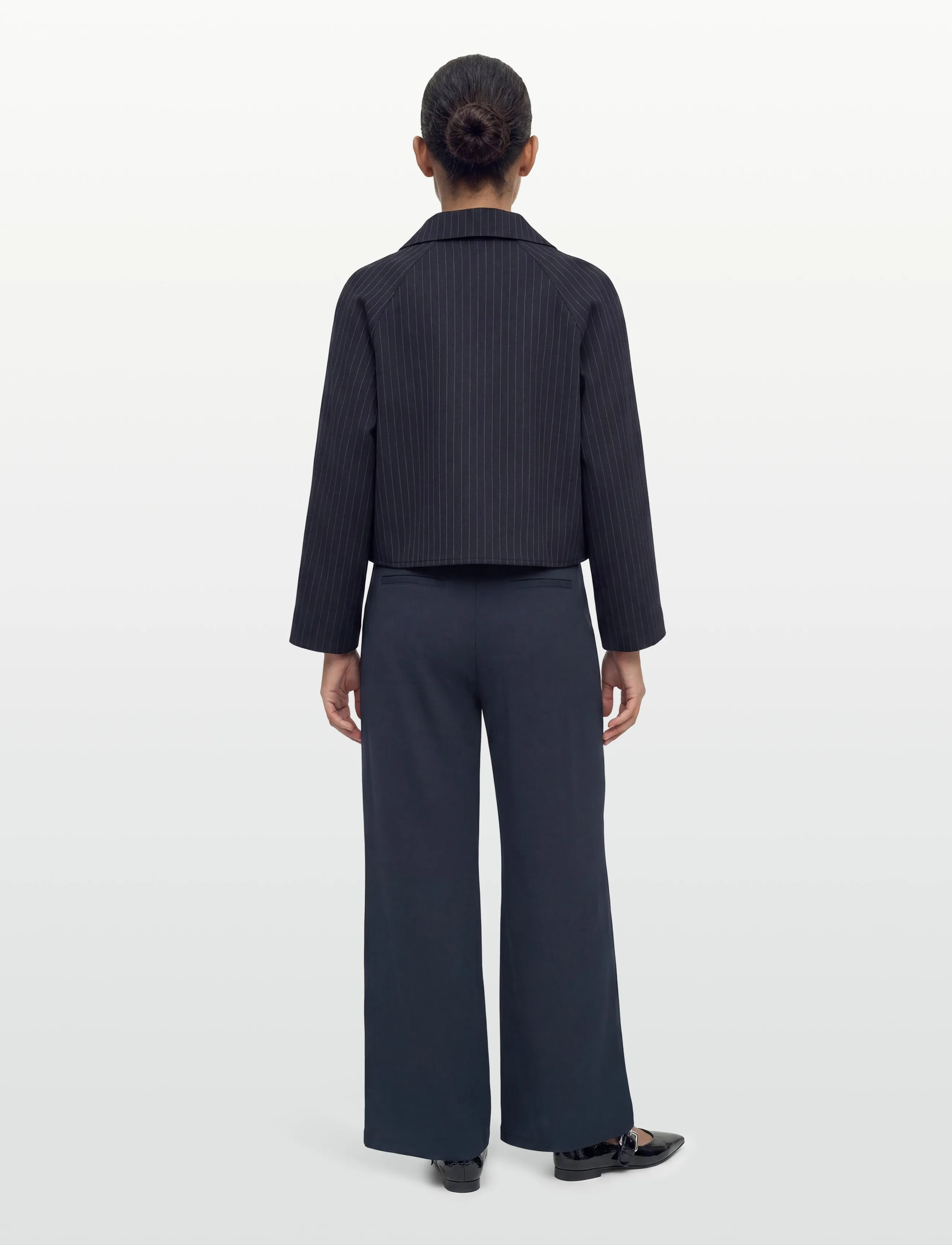 Lollys Laundry - AmiriLL Short Jacket LS - kaksiriviset bleiserit - dark navy - 4