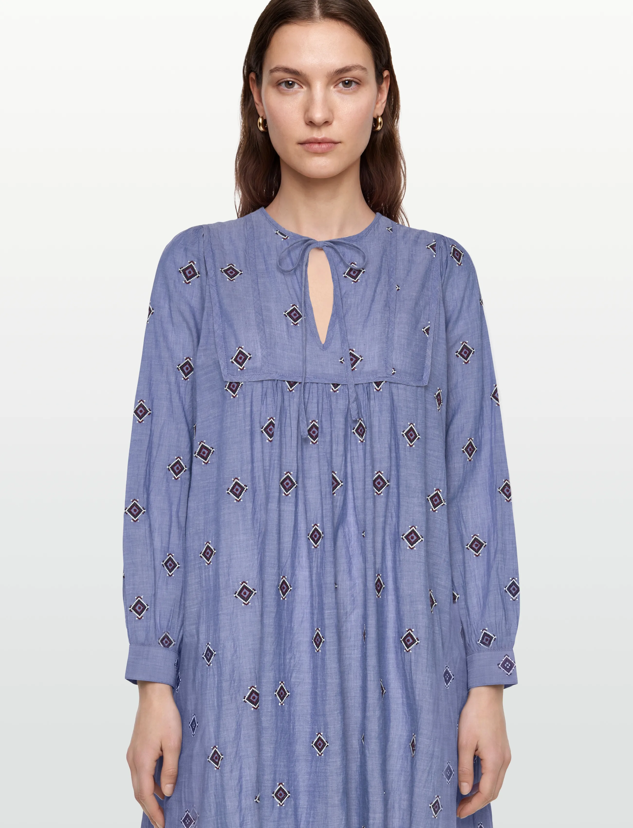 Lollys Laundry - LatourLL Maxi Dress LS - maksikleidid - light blue - 3