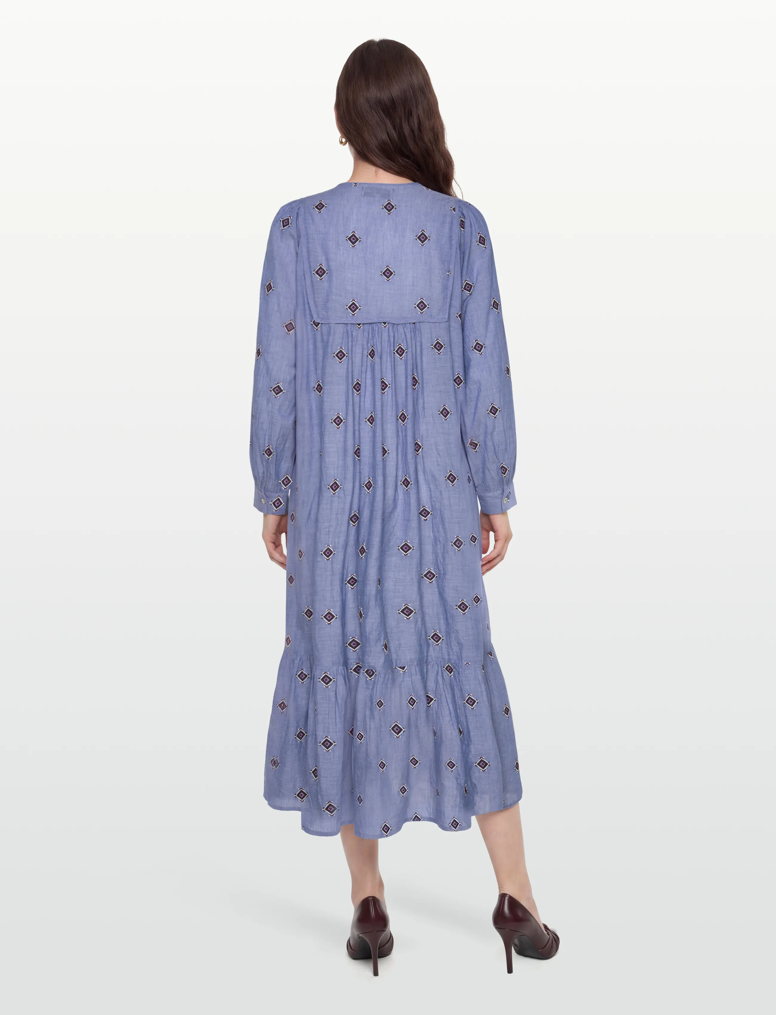 Lollys Laundry - LatourLL Maxi Dress LS - maksikleidid - light blue - 4