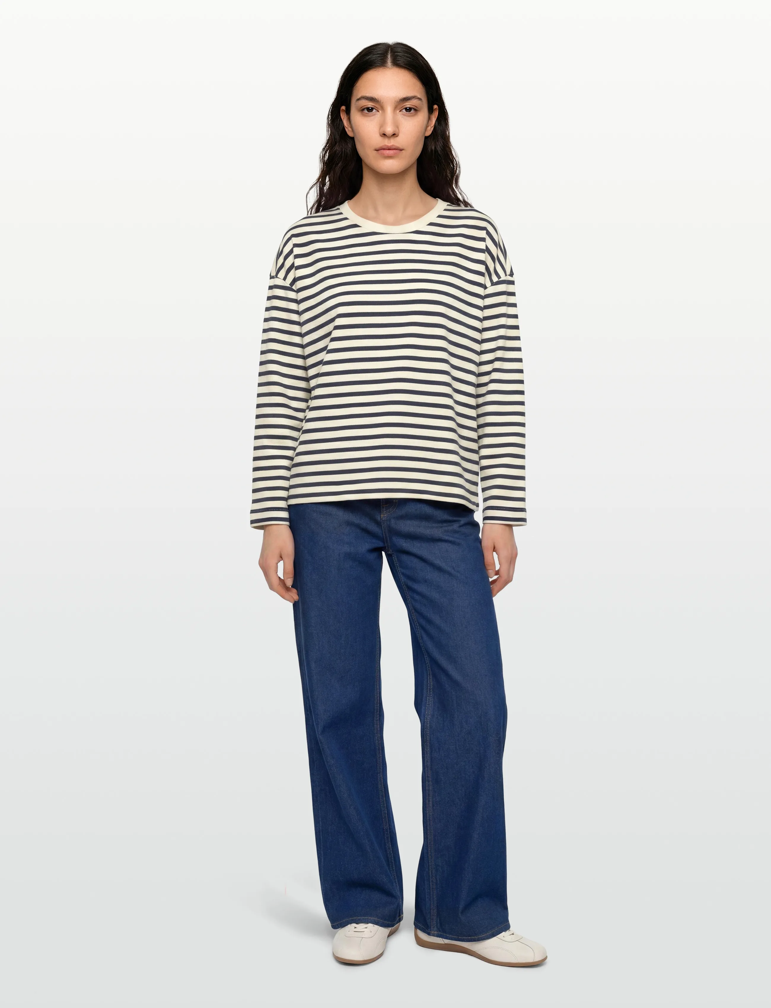 Lollys Laundry DemiLL Sweatshirt LS - T-shirts & Tops - DARK BLUE / navy