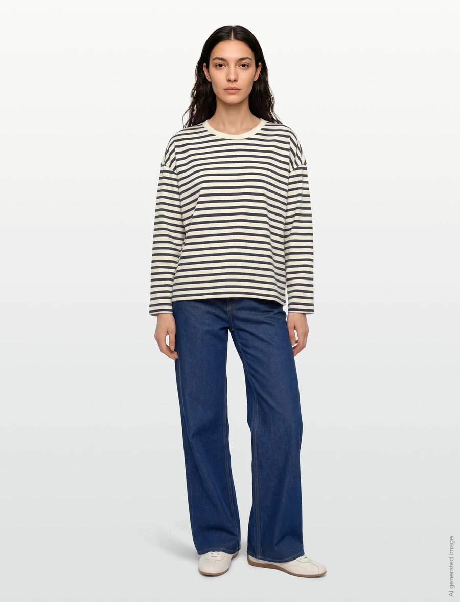 Lollys Laundry - DemiLL Sweatshirt LS - langärmlige tops - dark blue - 0